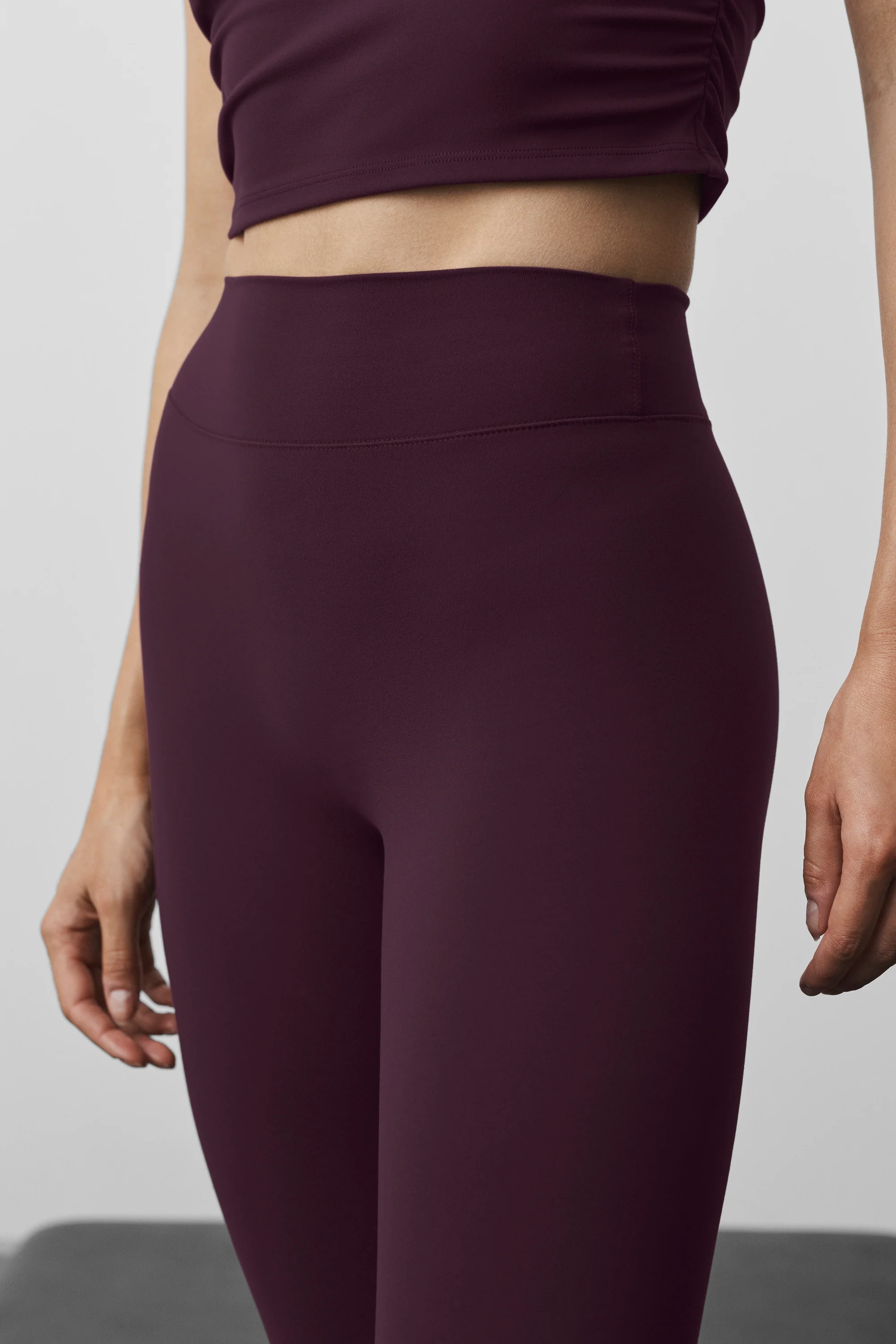 ALO Softsculpt 7/8 Define Legging in Rich Bordeaux