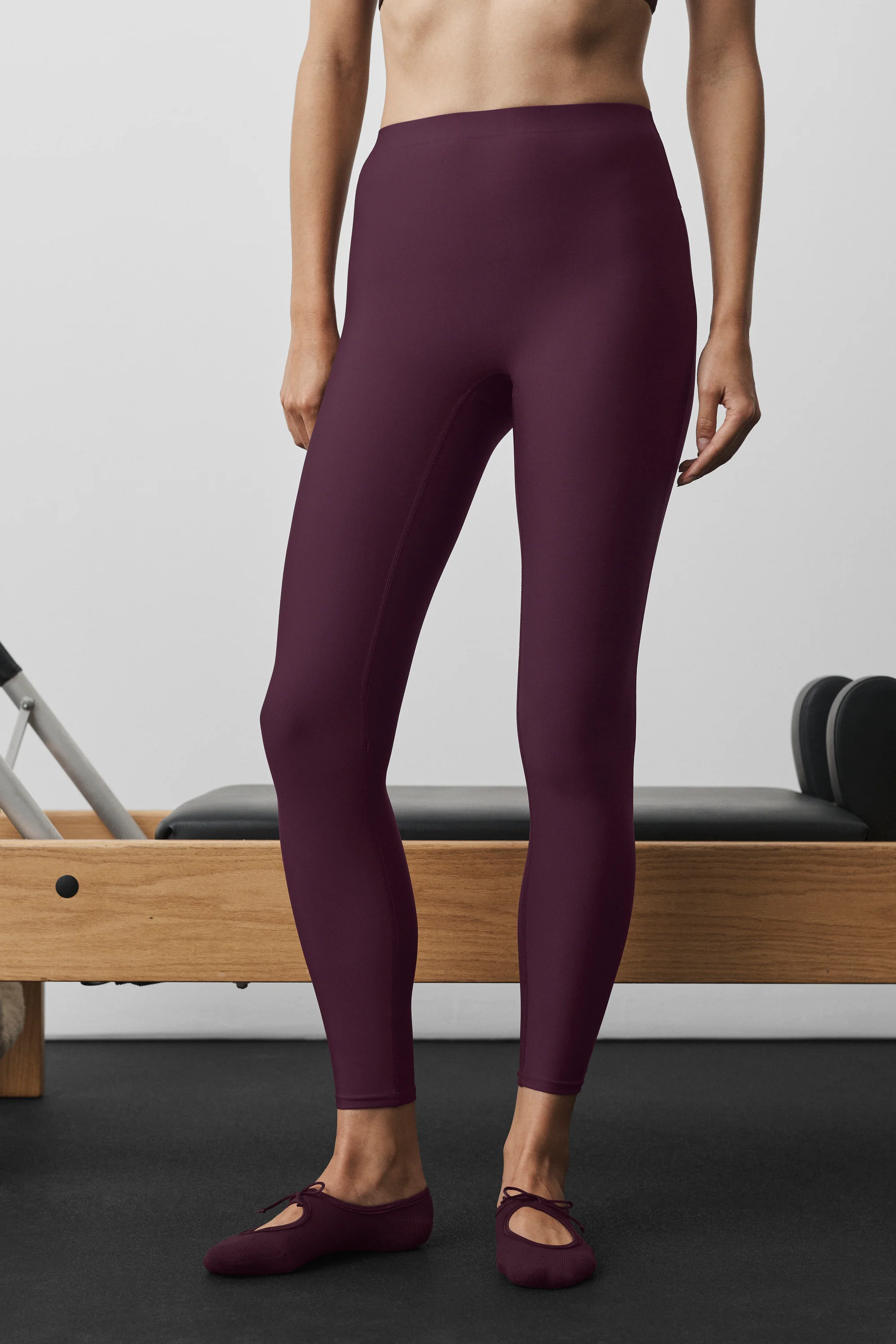 Airlift High-Waist 7/8 Techlux Legging in Rich Bordeaux