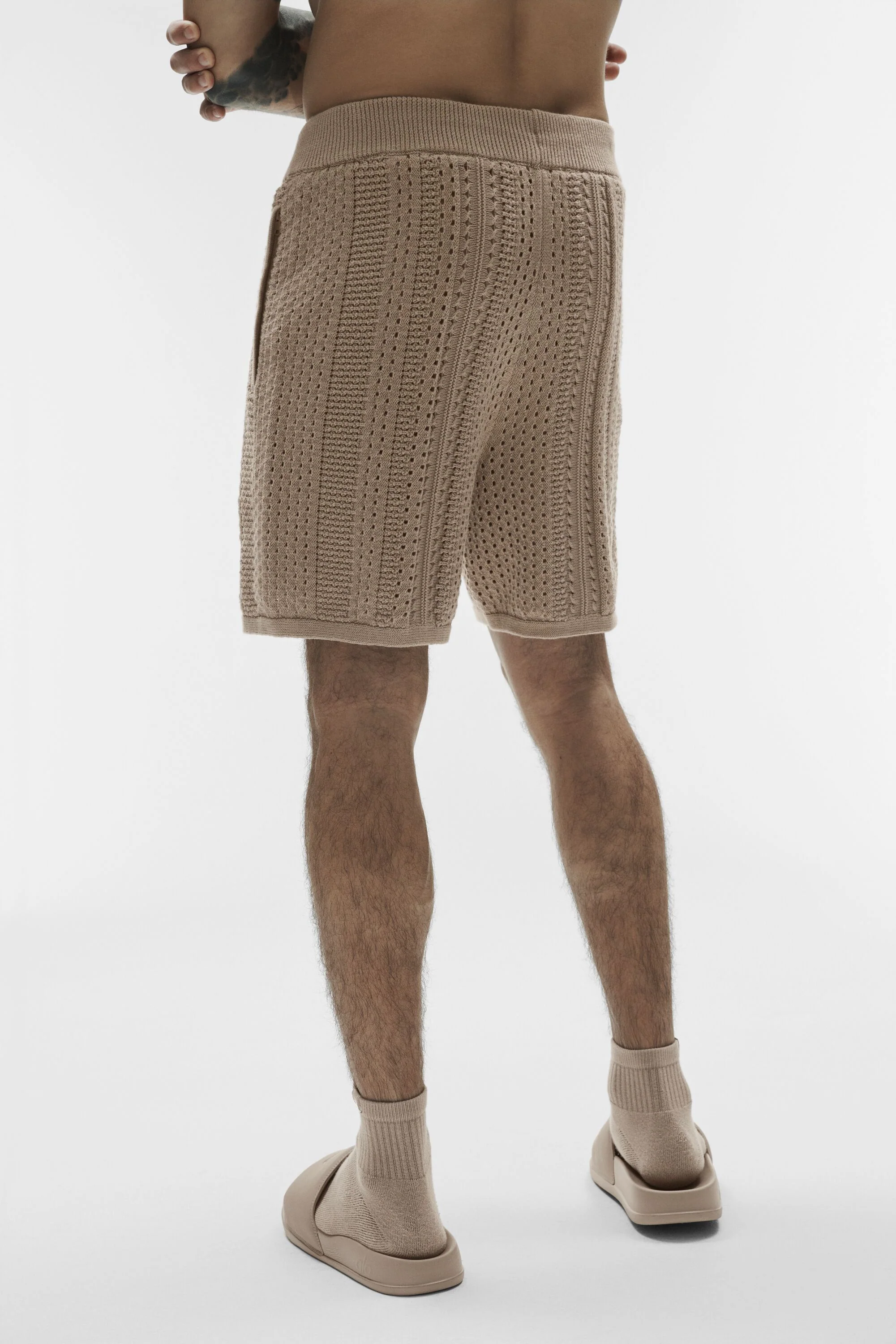 7 Inch Coastline Knit Short in Gravel