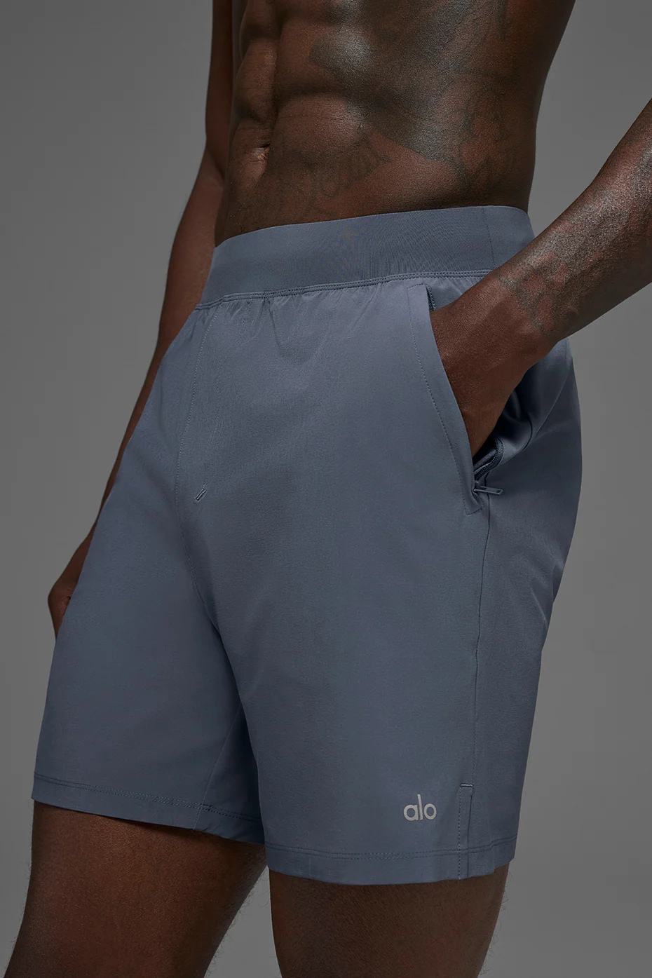 7 Inch Repetition Short in Bluestone - Moisture-Wicking Men's Short