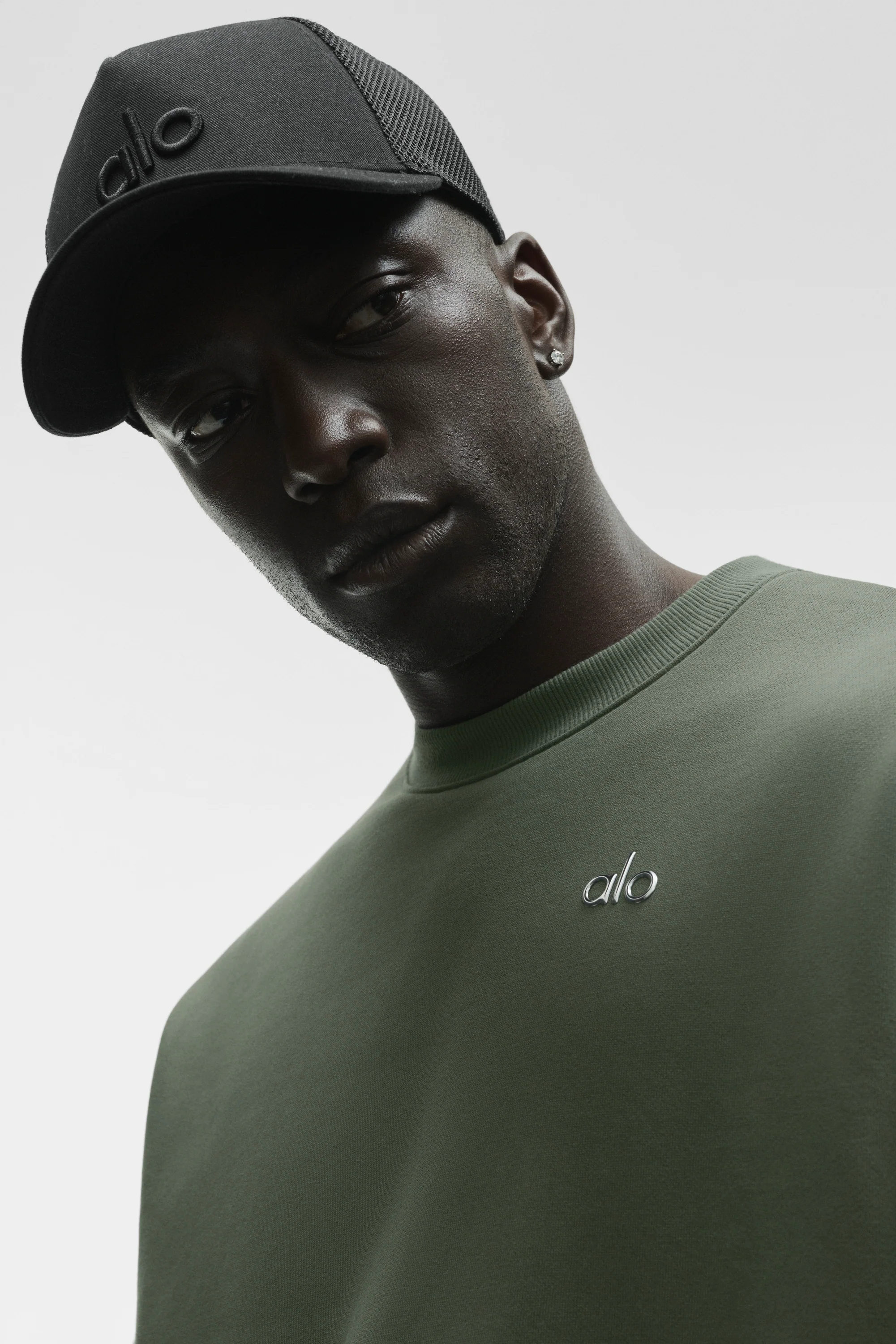 Accolade Crewneck-Pullover in Bamboo Green für Herren
