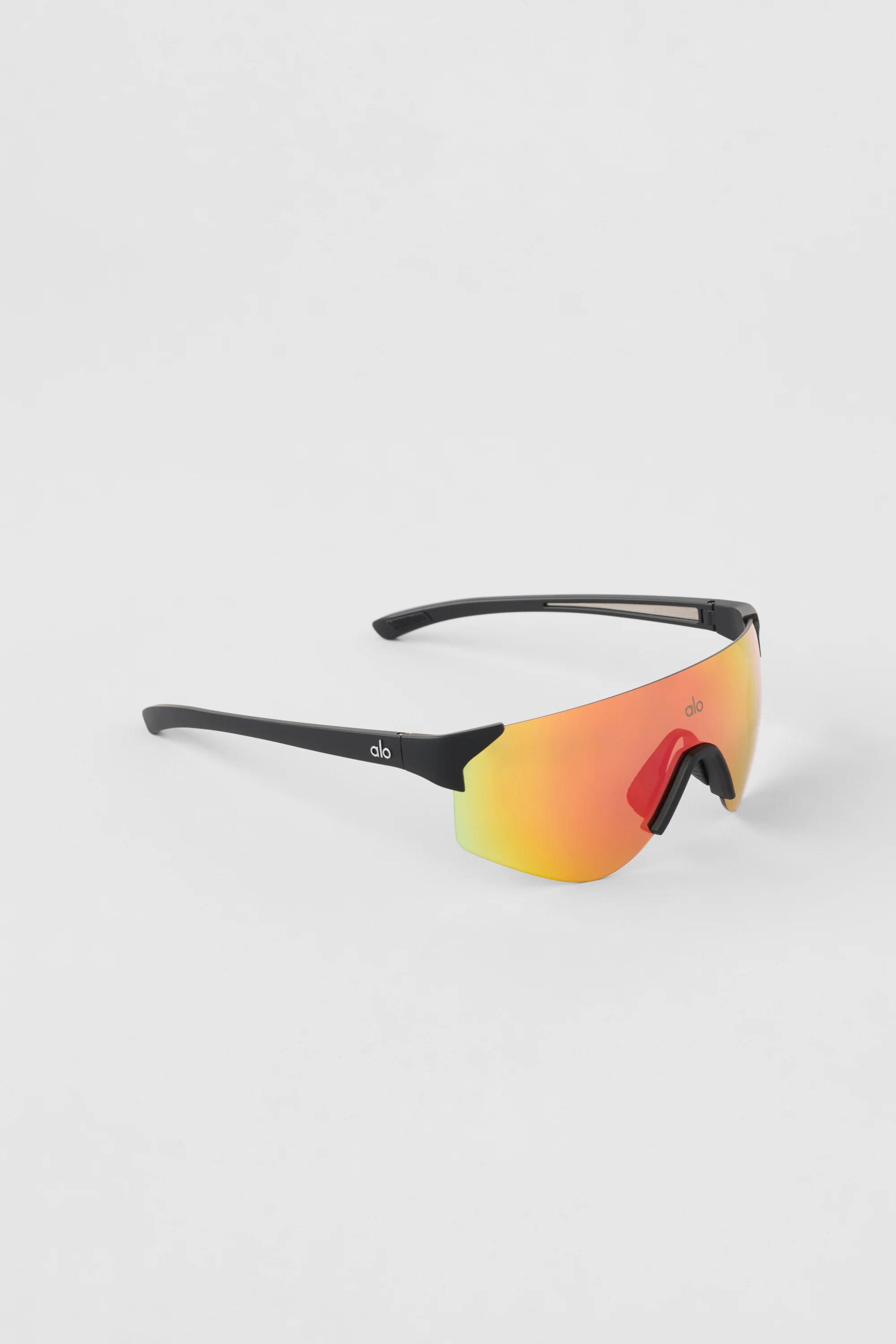 ALO Speed Sunglasses in Black Chromatic with Nylon Frame and Shield Lens