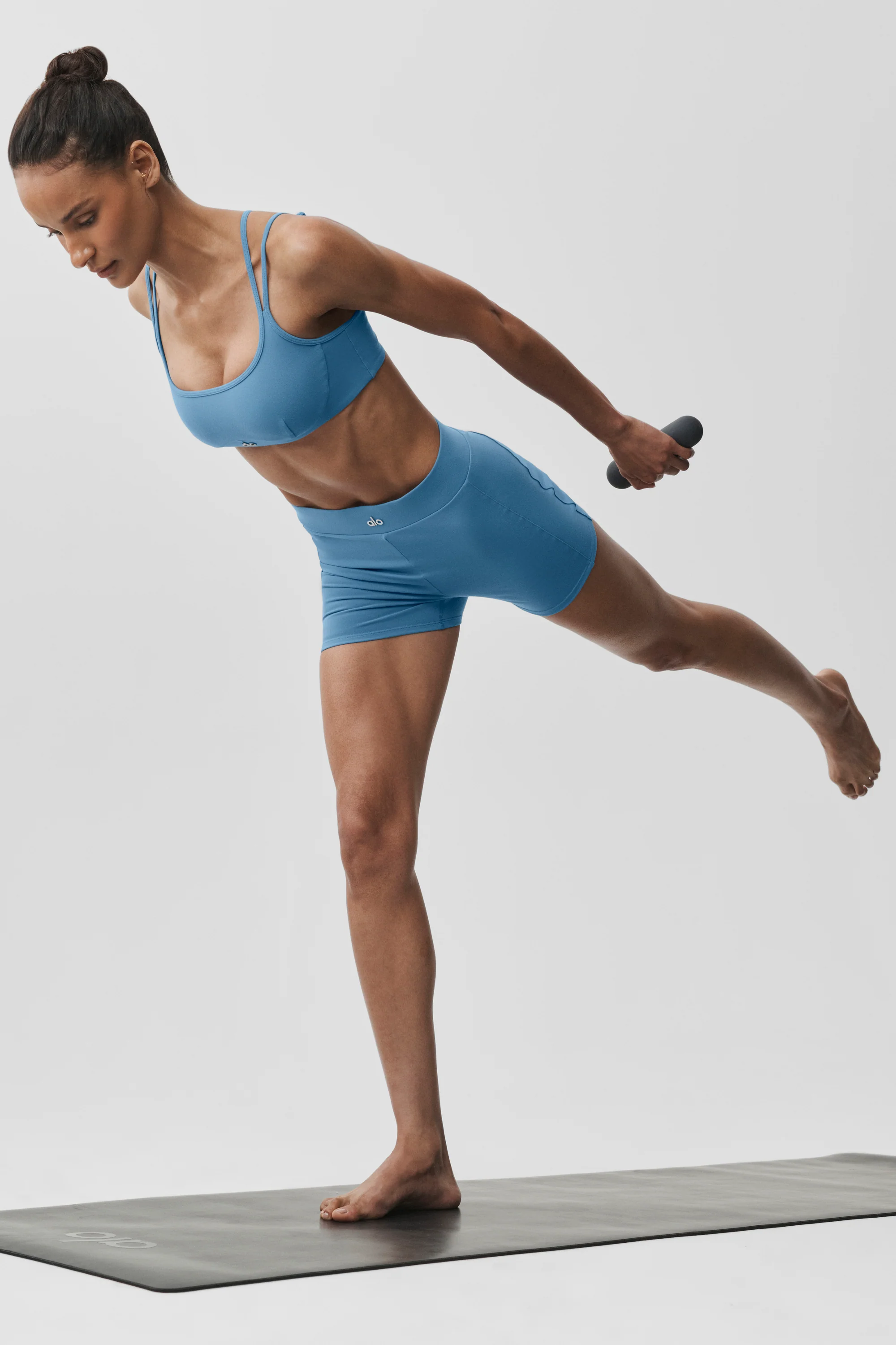 Airbrush Aura Bra in California Blue with Removable Cups