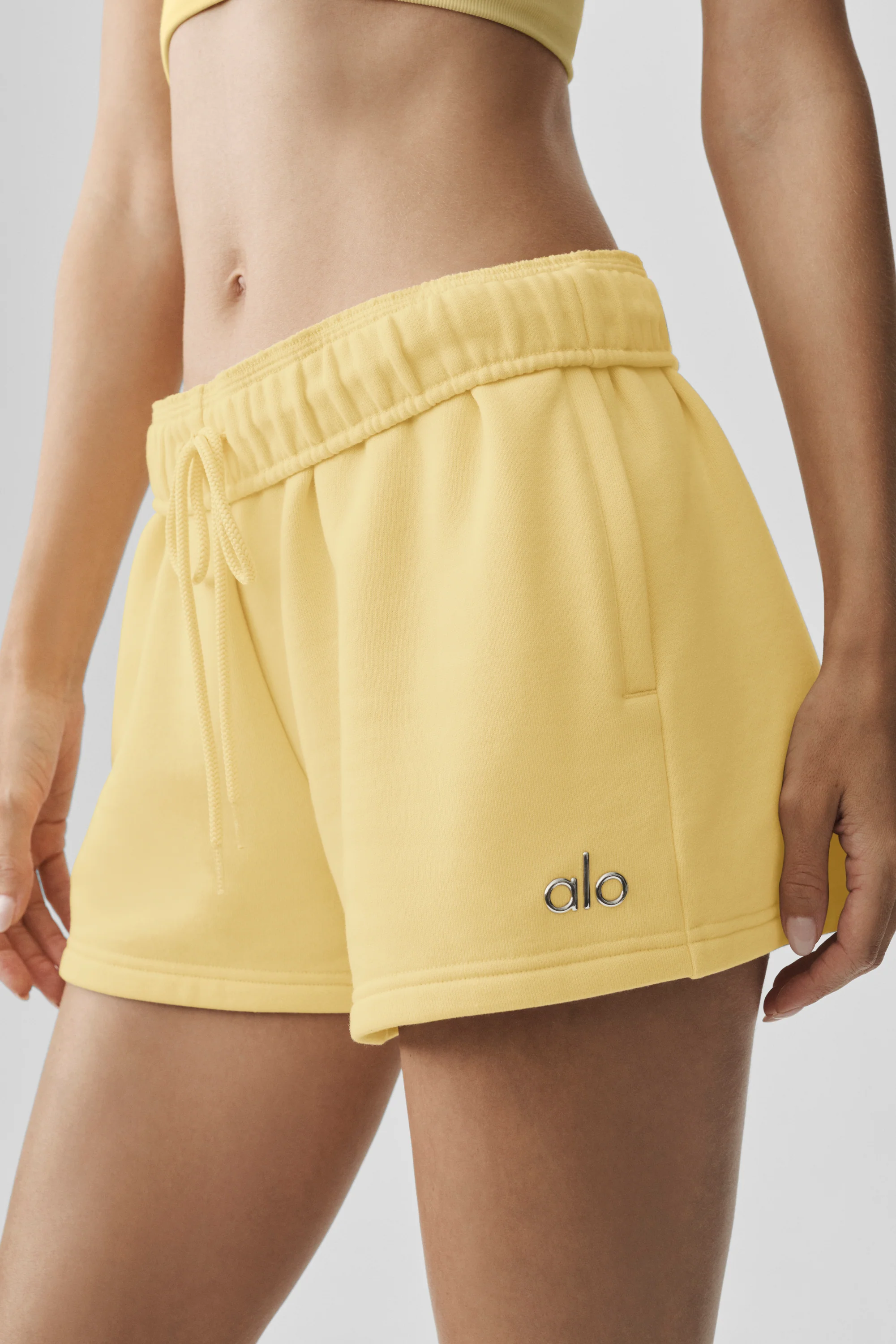 Accolade Short in Warm Butter French Terry Lounge Shorts