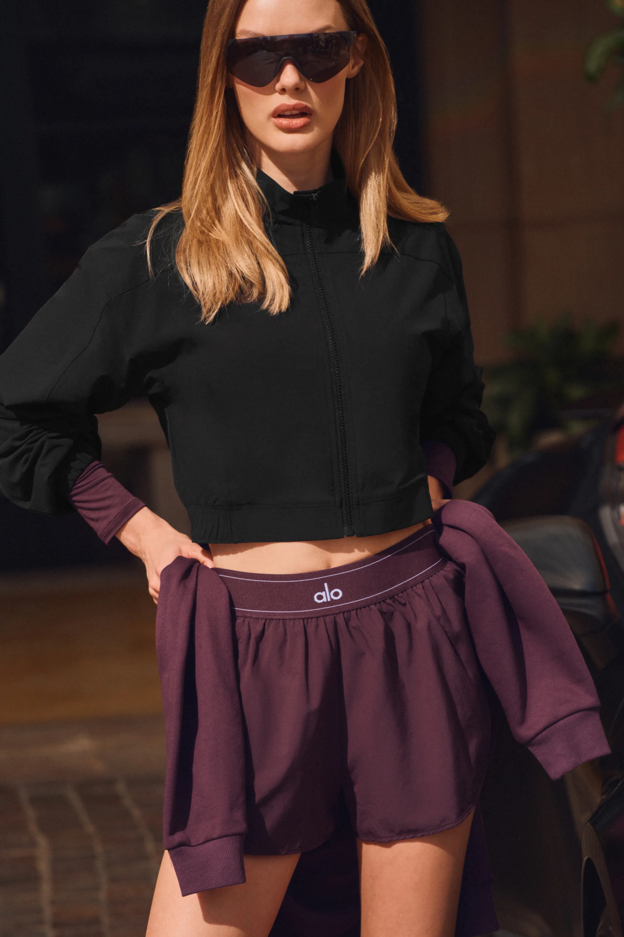 Match Point Short in Rich Bordeaux with Built-In Brief and Side Pocket