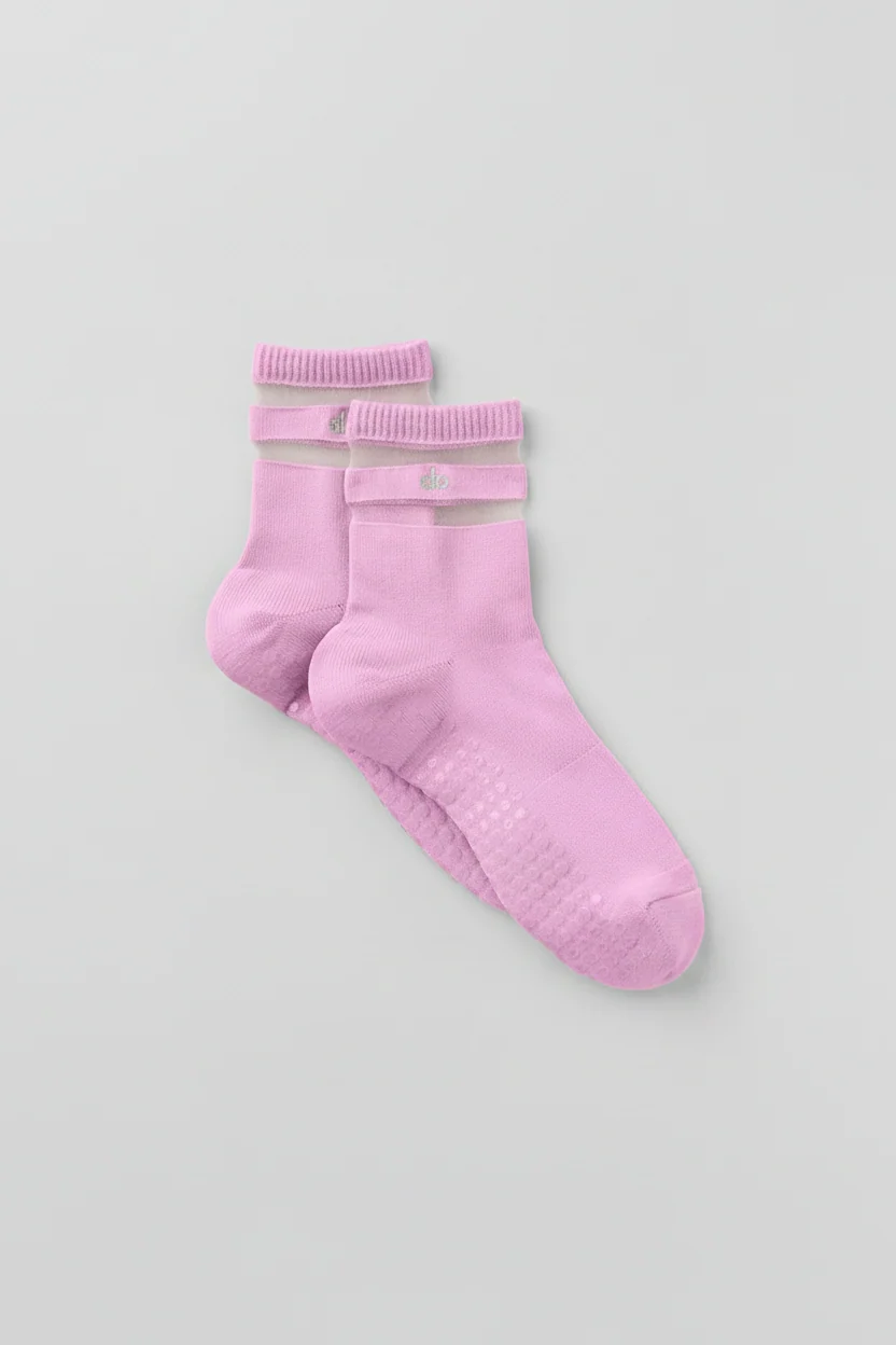 女裝 Pulse Grip 襪（Candy Heart Pink，足弓支撐）