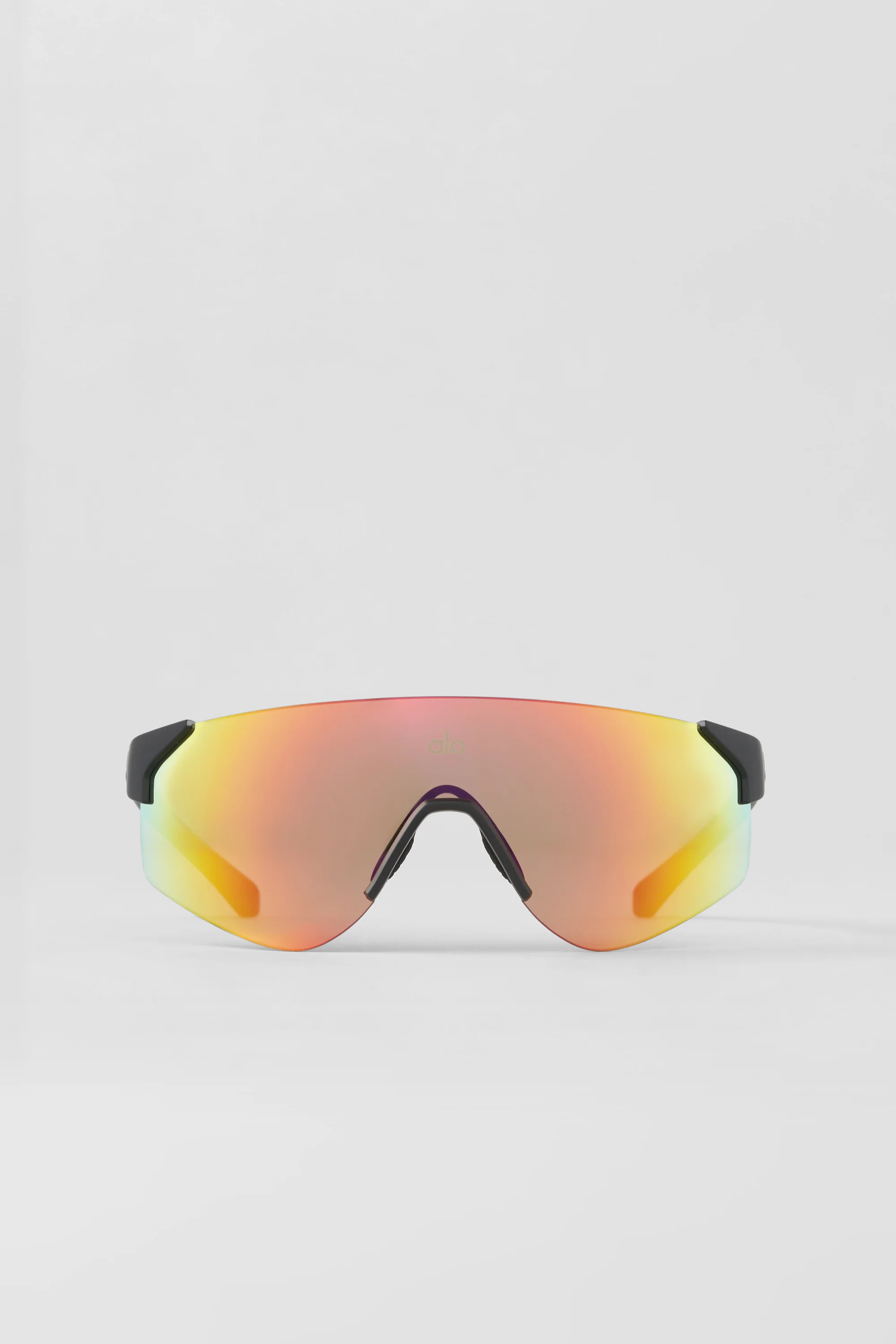 ALO Speed Sunglasses in Black Chromatic with Nylon Frame and Shield Lens