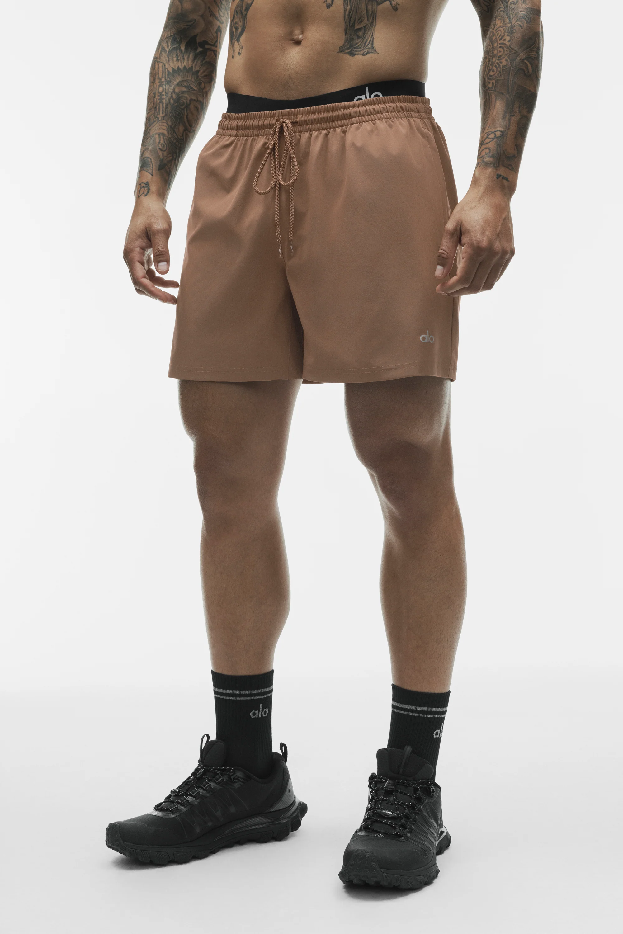 5" Circuit Short in Java Brown for Men