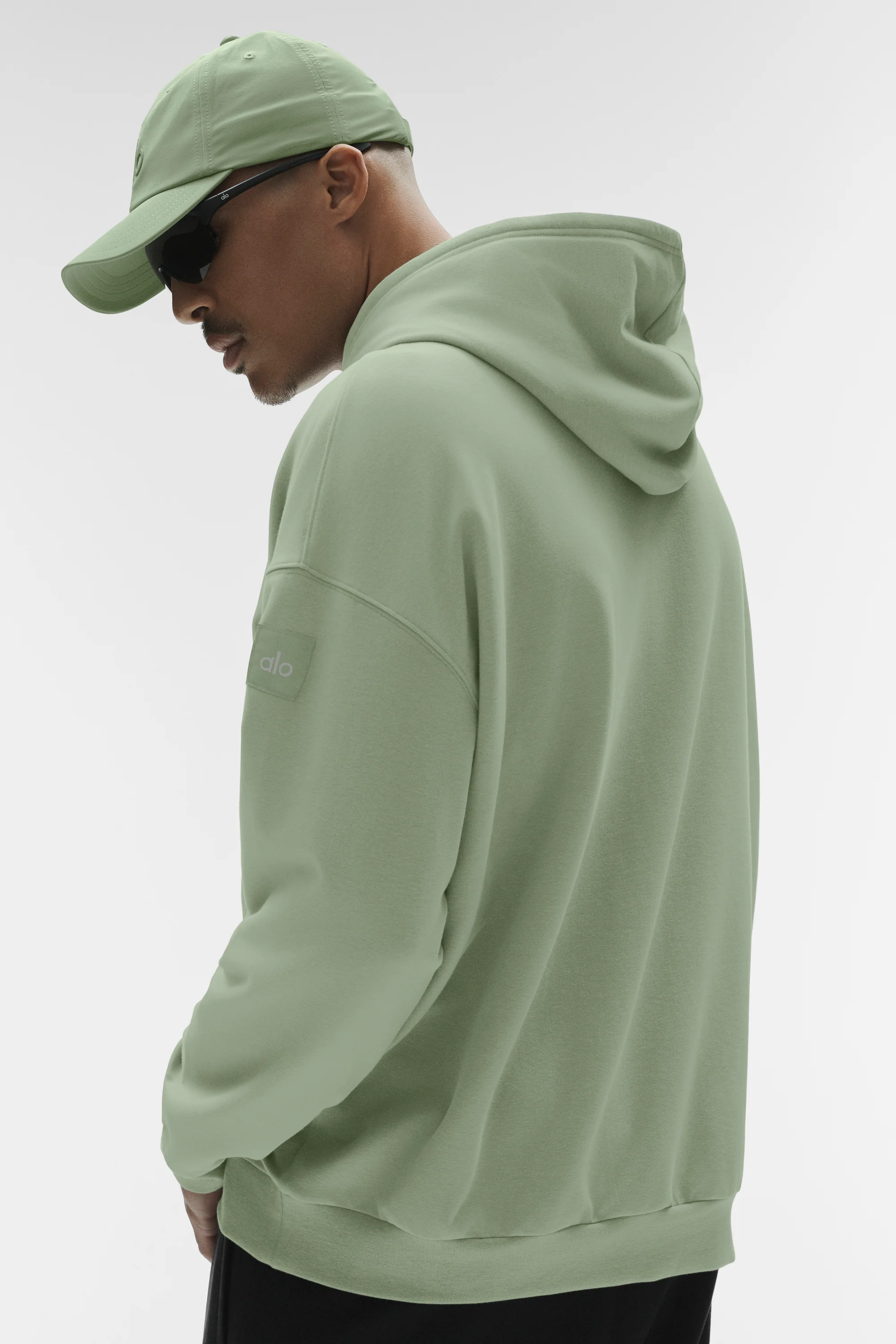 Double Take Hoodie Dune Grass Classic Fit Pullover