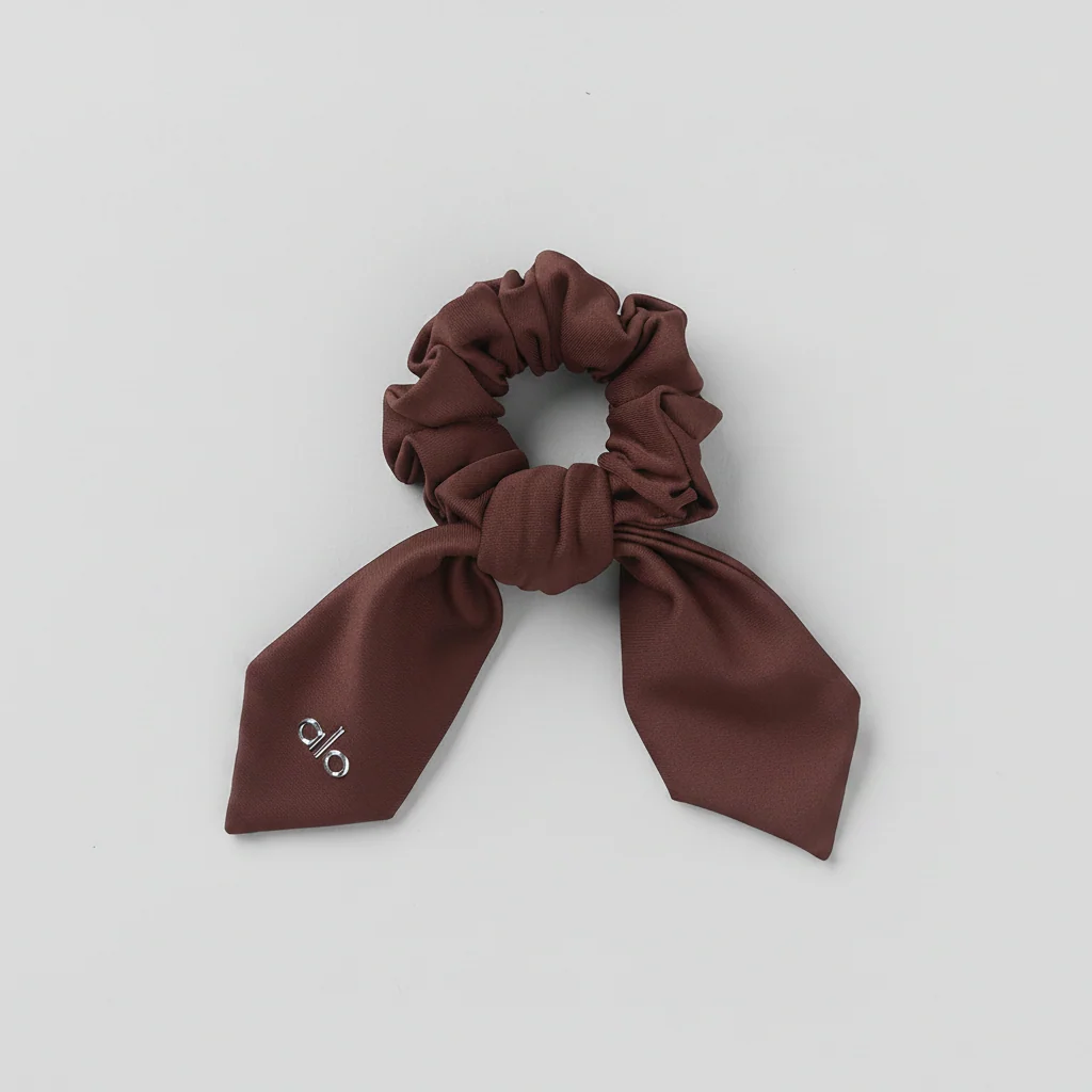 Airlift Rhythm Scrunchie in Brownstone for Workouts and Everyday Wear