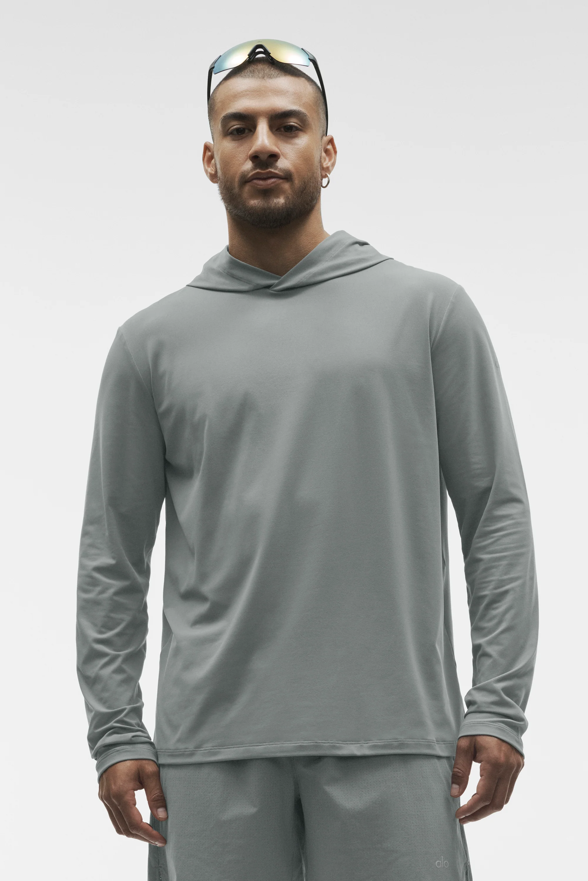 Conquer Reform Long Sleeve With Hood Monument Training Pullover
