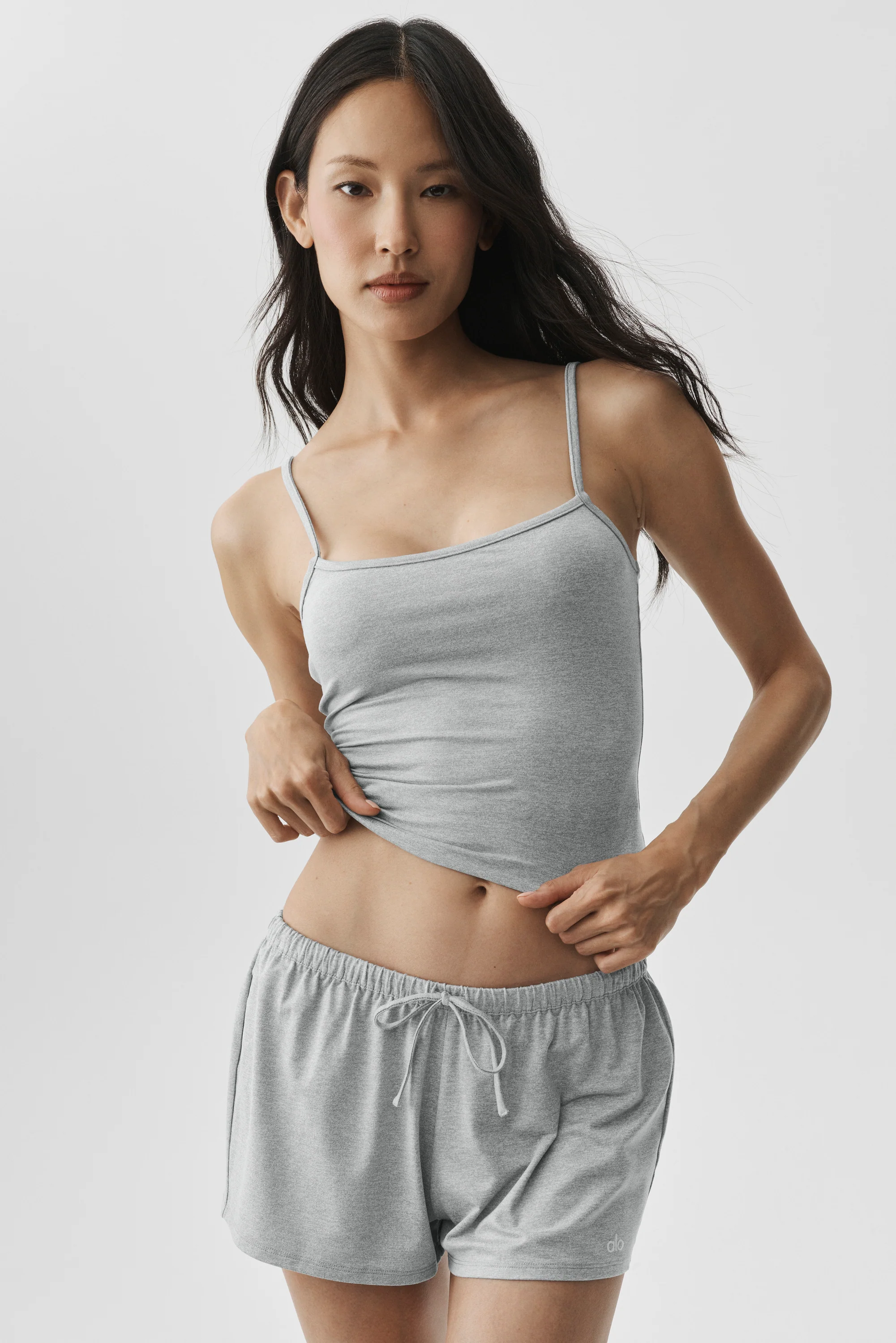 Alosoft Finesse Cami Tank in Vintage Athletic Heather