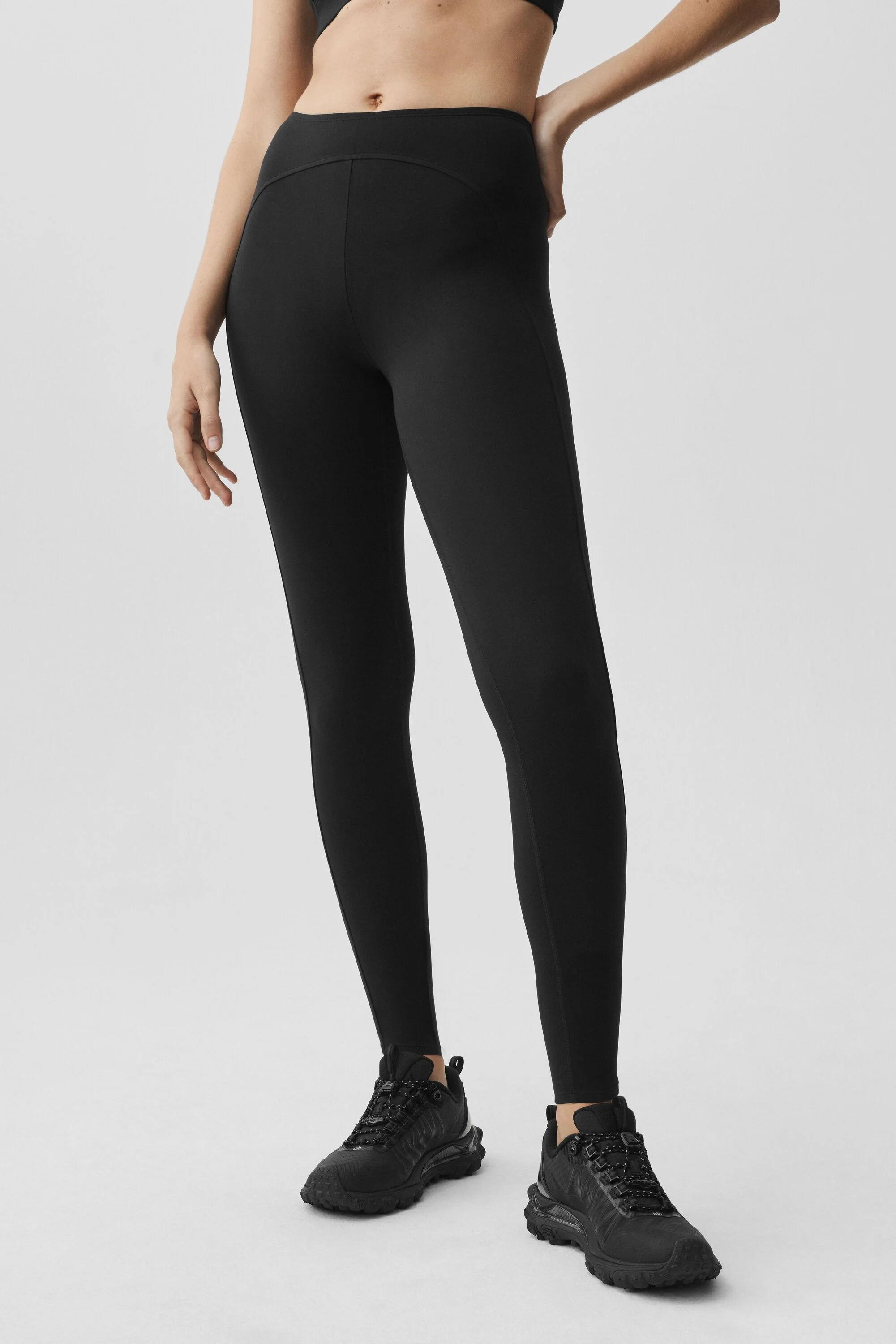 ALO Softsculpt High-Waist 7/8 Superset Legging in Black