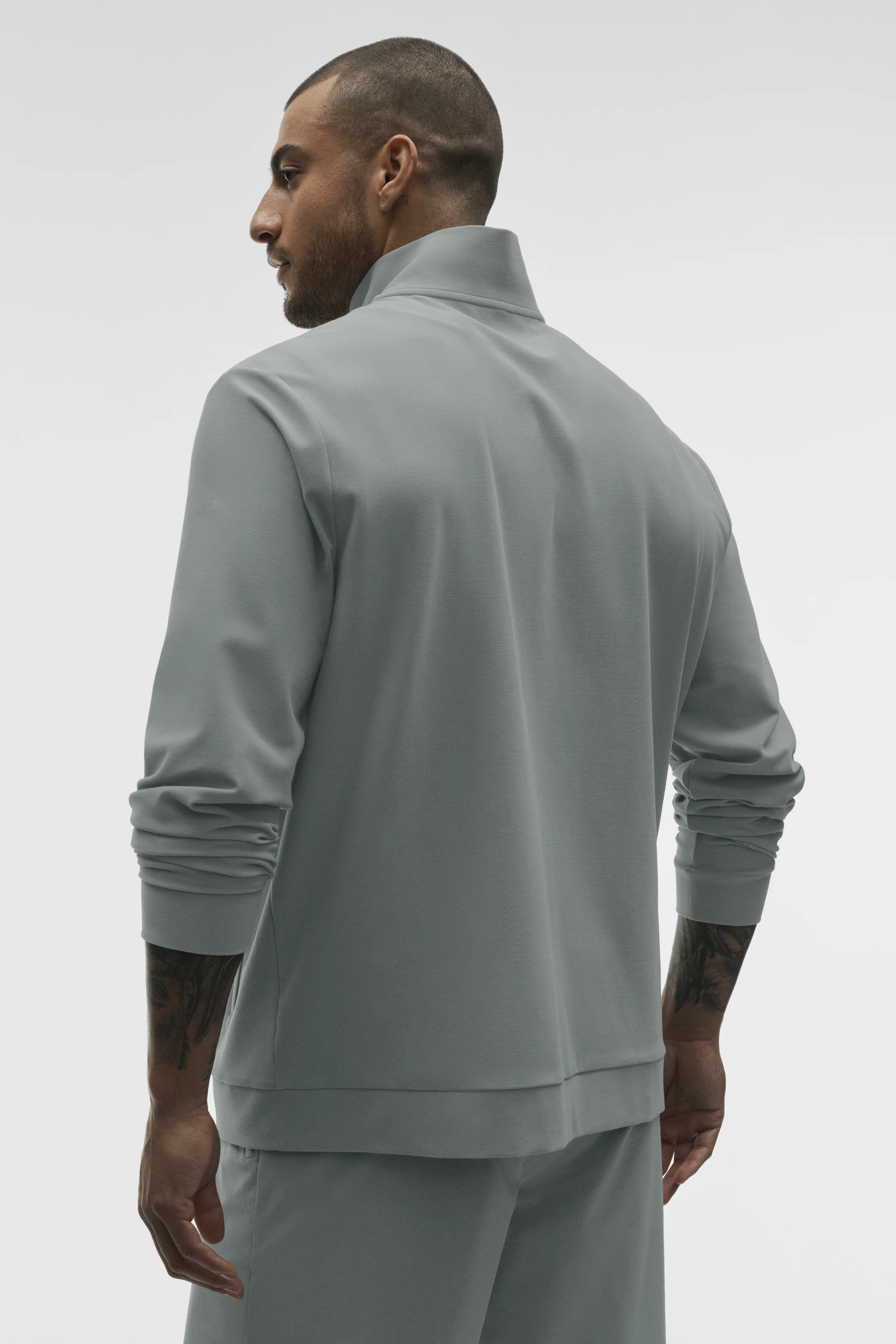 Veste Homme Conquer Max Mock Neck Full Zip Monument