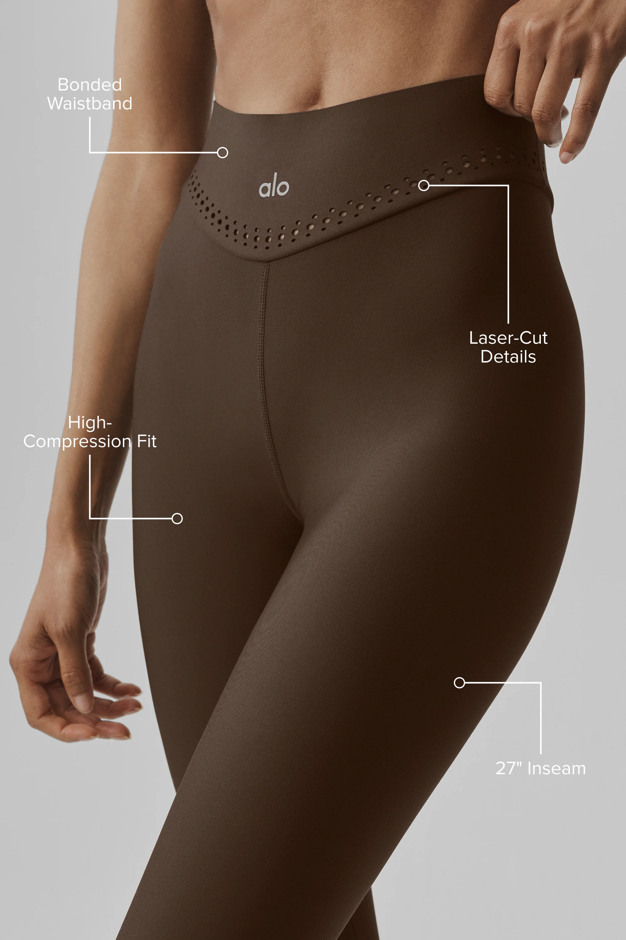 Airlift High-Waist Superstar Legging in Espresso