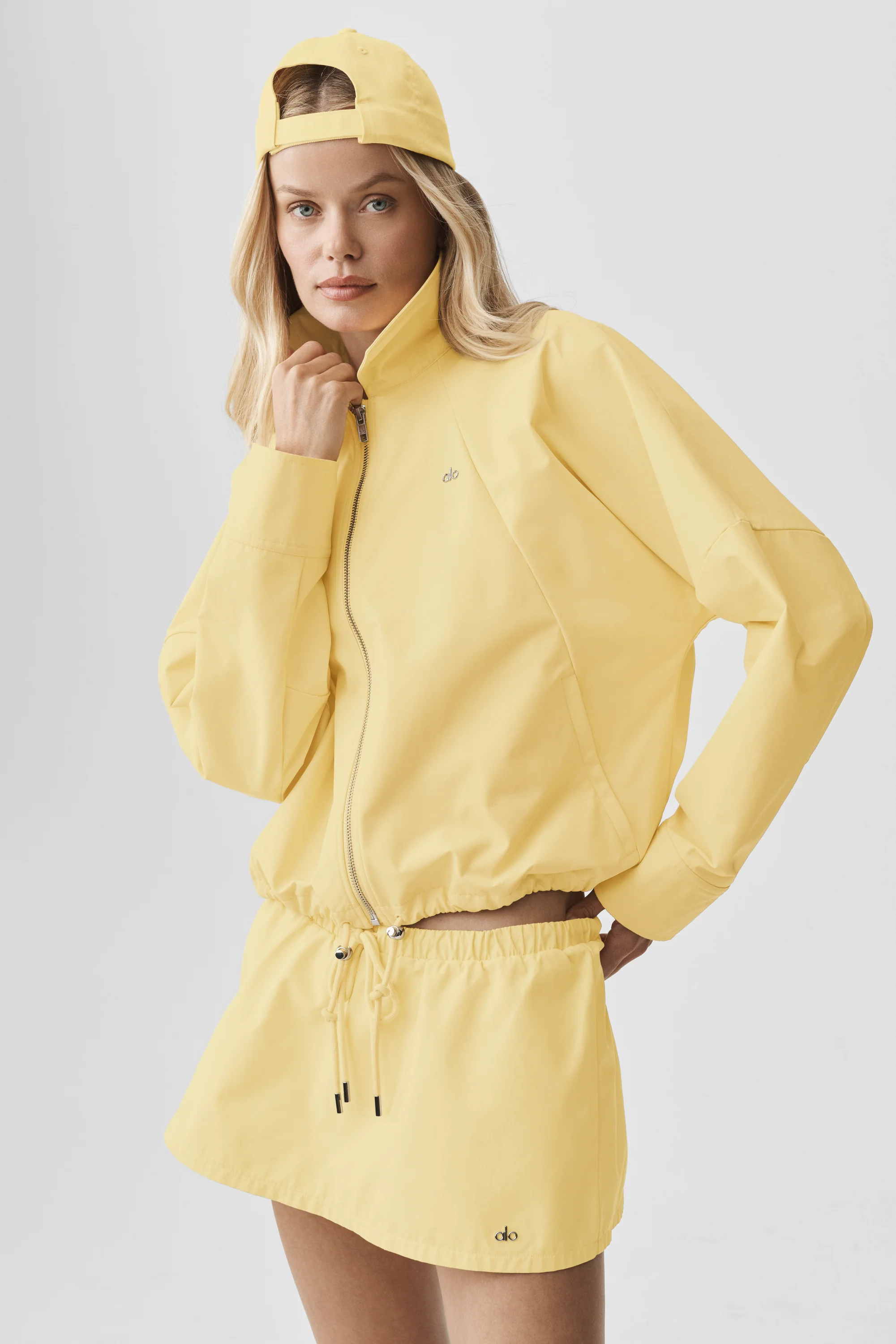 Best Bet Full Zip Jacket in Warm Butter, Relaxed Lightweight Layer