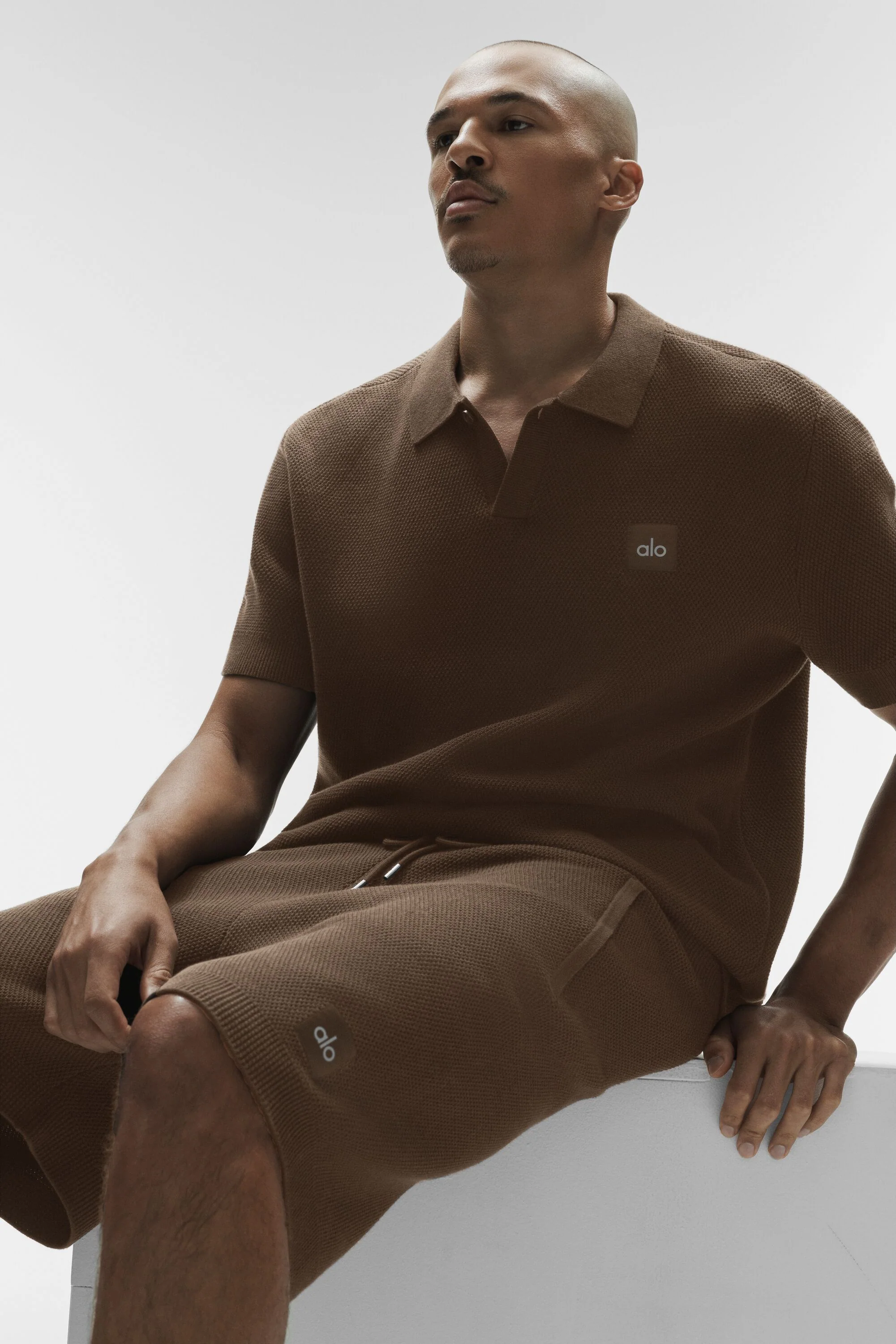 Polo en maille Sports Club Espresso