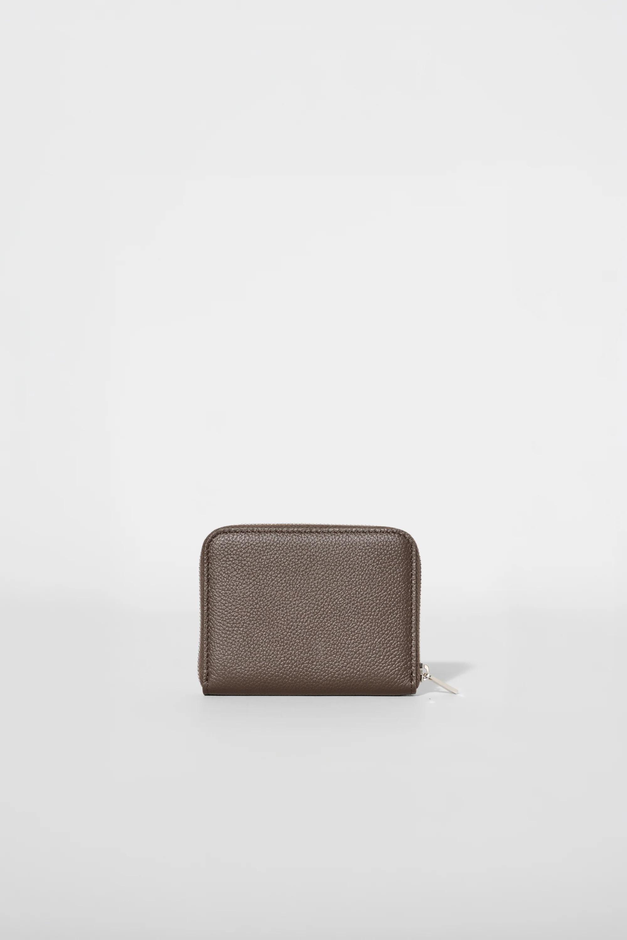 Zip Around-lommebok i Espresso-skinn