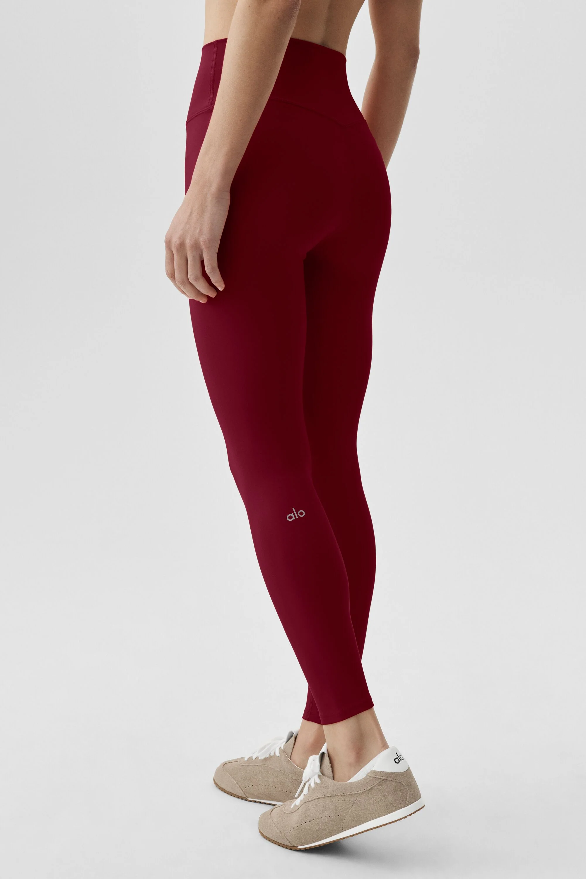 ALO Softsculpt High-Waist 7/8 Legging in Summer Romance Red
