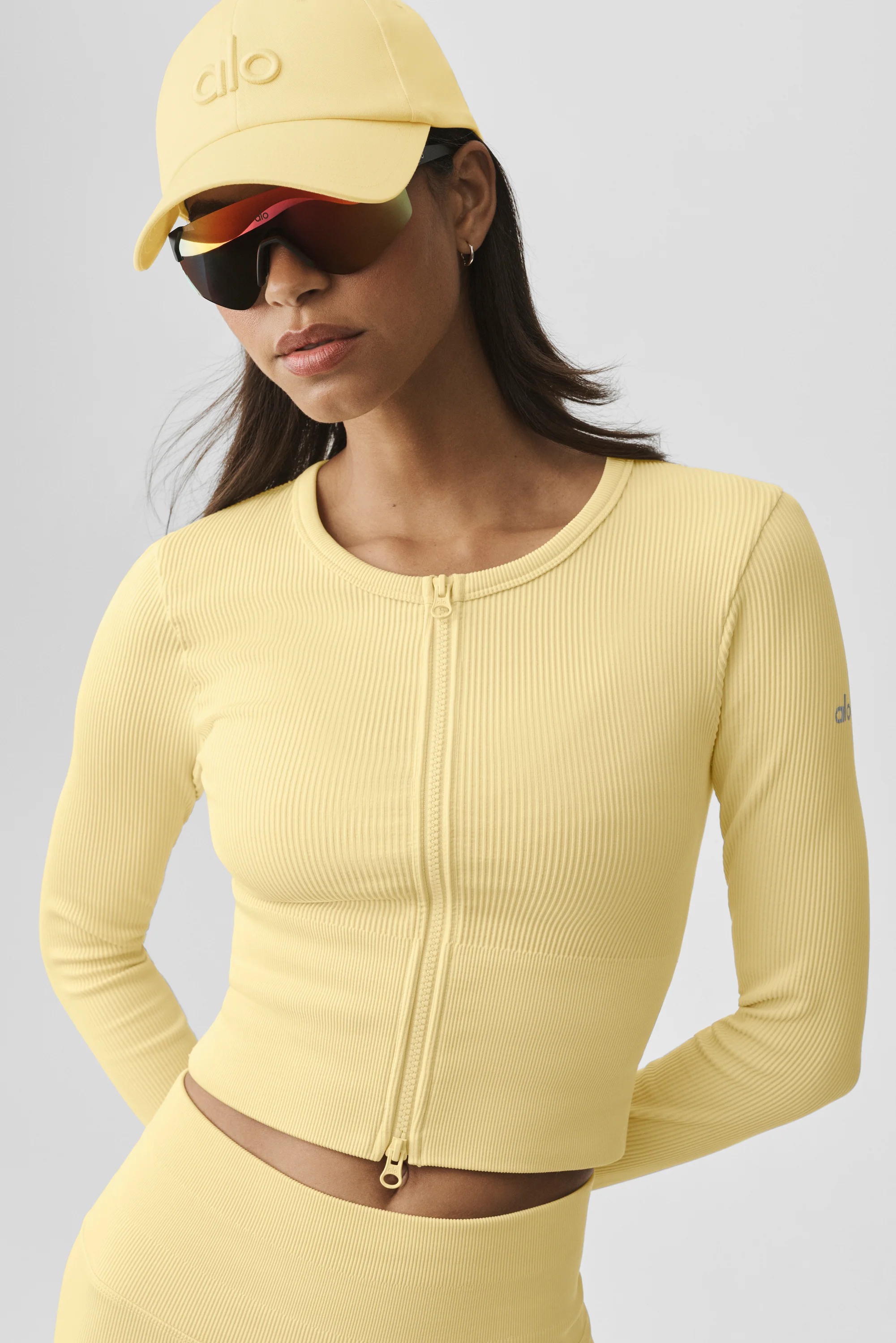 Off-Duty Cap in Warm Butter with Adjustable Velcro Strap