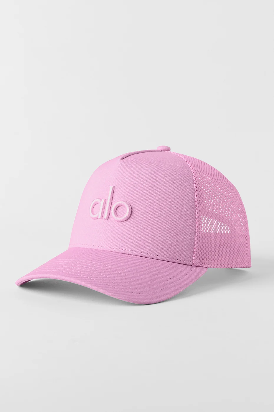 District Trucker Hat in Candy Heart Pink