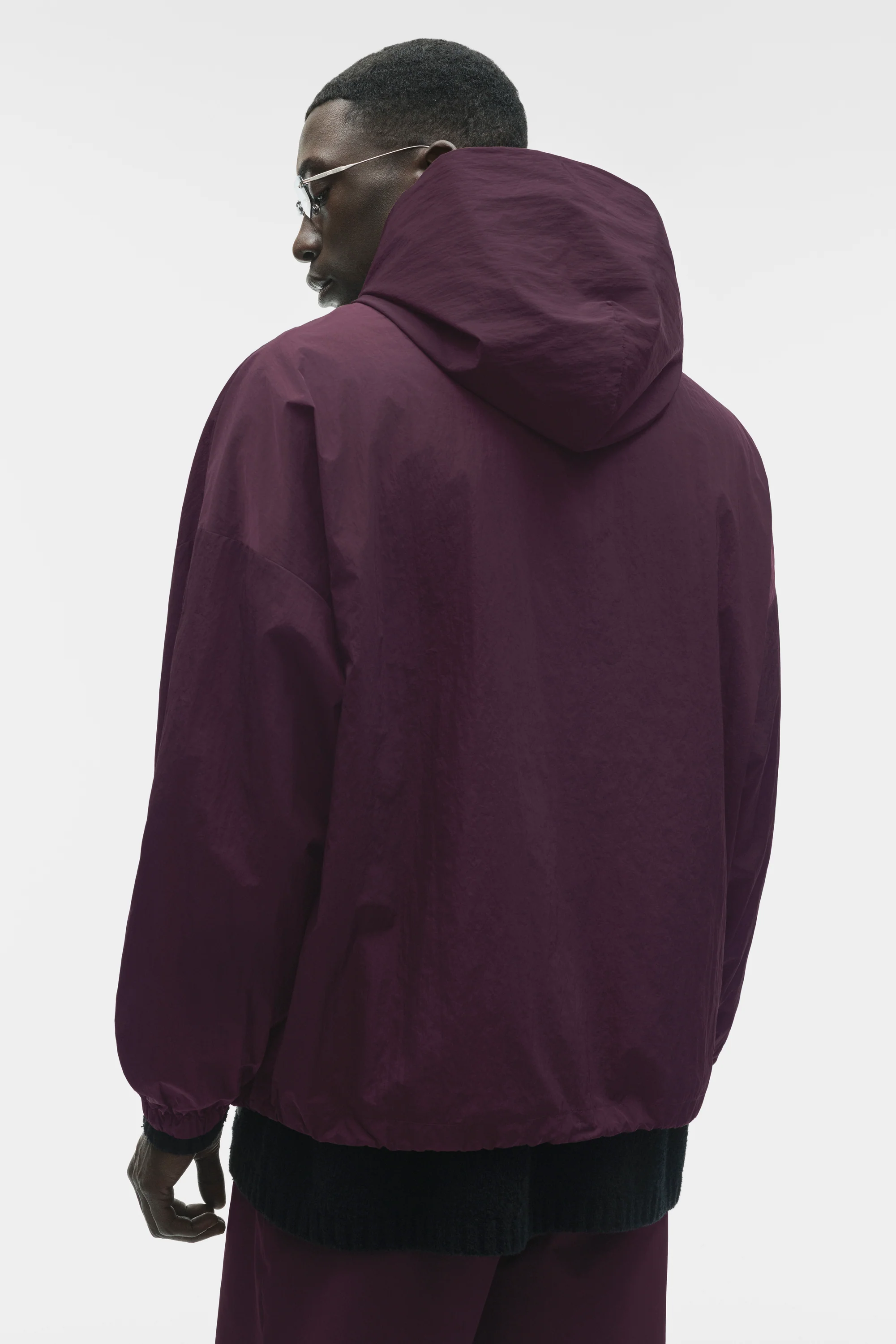 Pullover com Capuz Axis - Bordô Intenso
