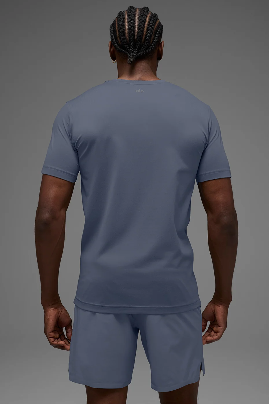 Conquer Reform Crewneck Short Sleeve Tee in Bluestone