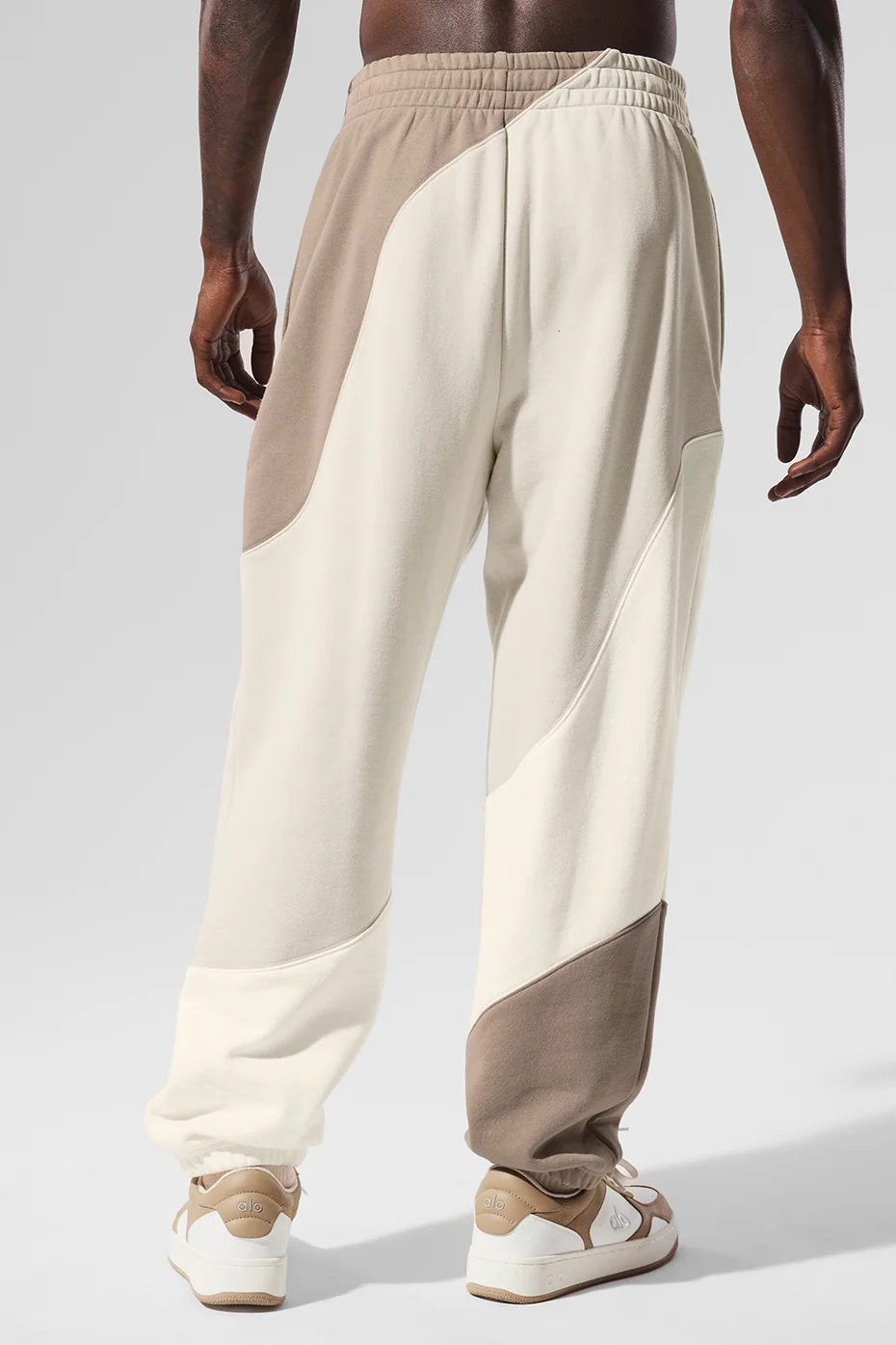 Make Waves Sweatpant in Ivory, Bone and Gravel for Men