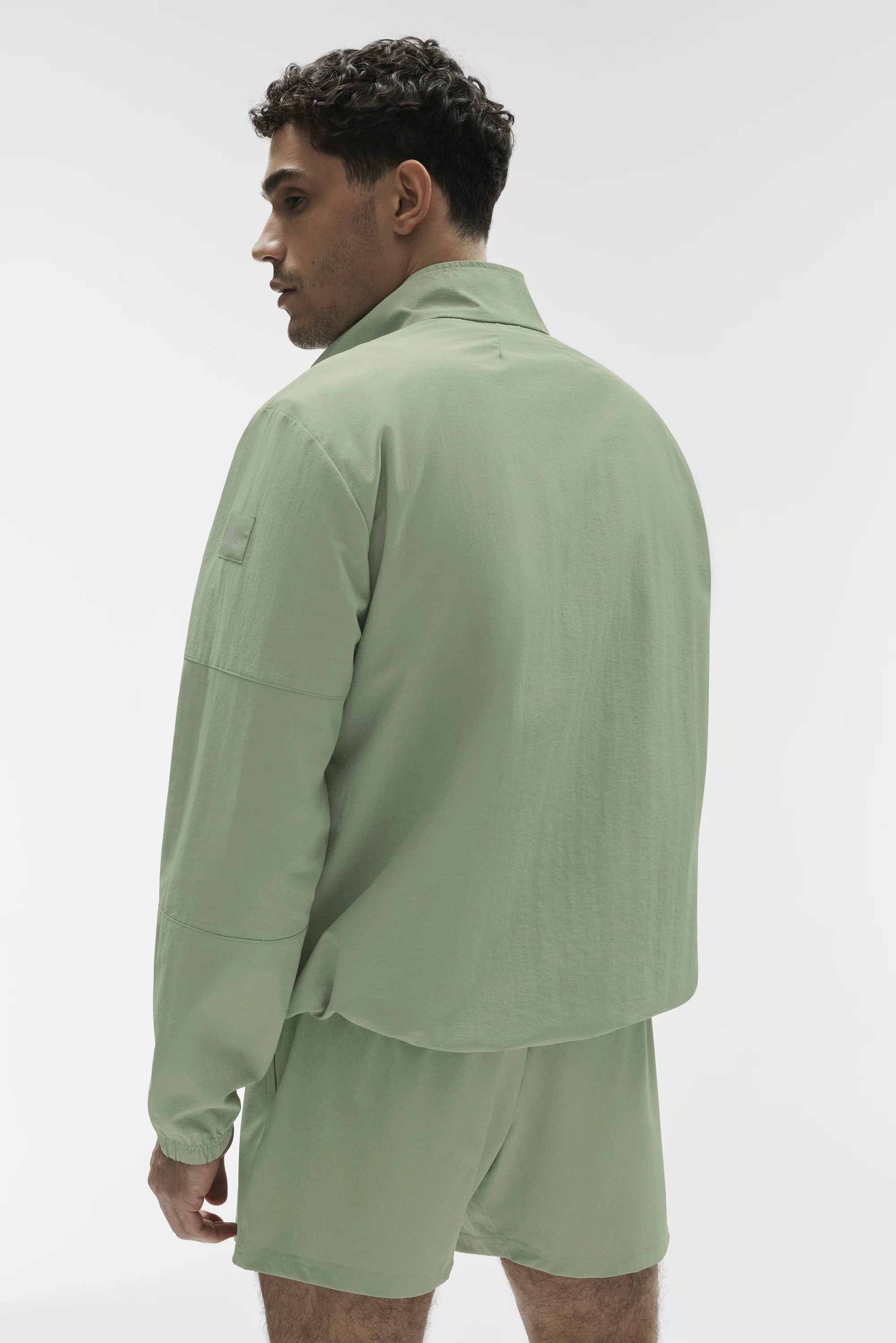 Pull en maille manches courtes boutonné Sports Club en Gravel