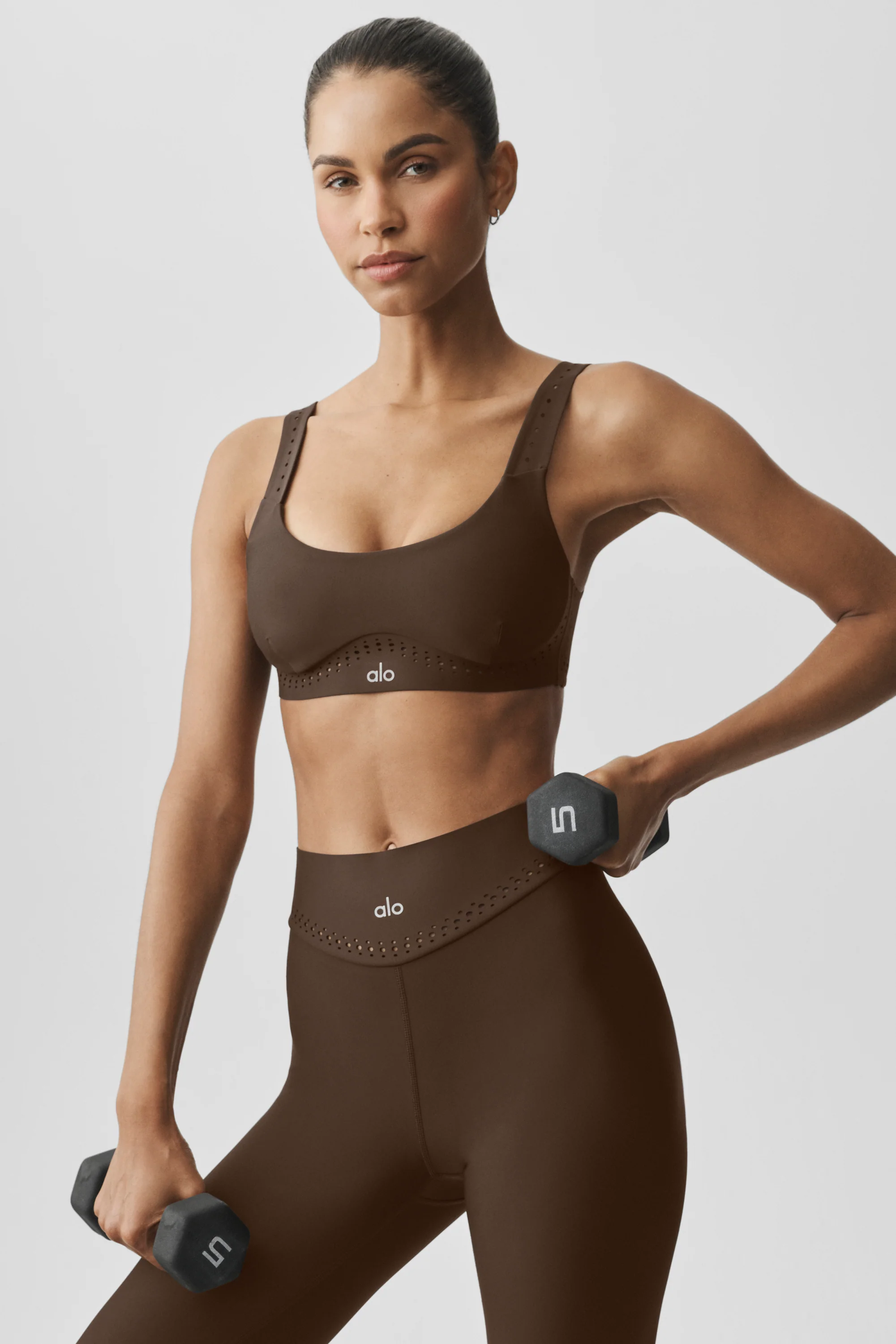 Airlift Superstar Bra in Espresso with Laser-Cut Details