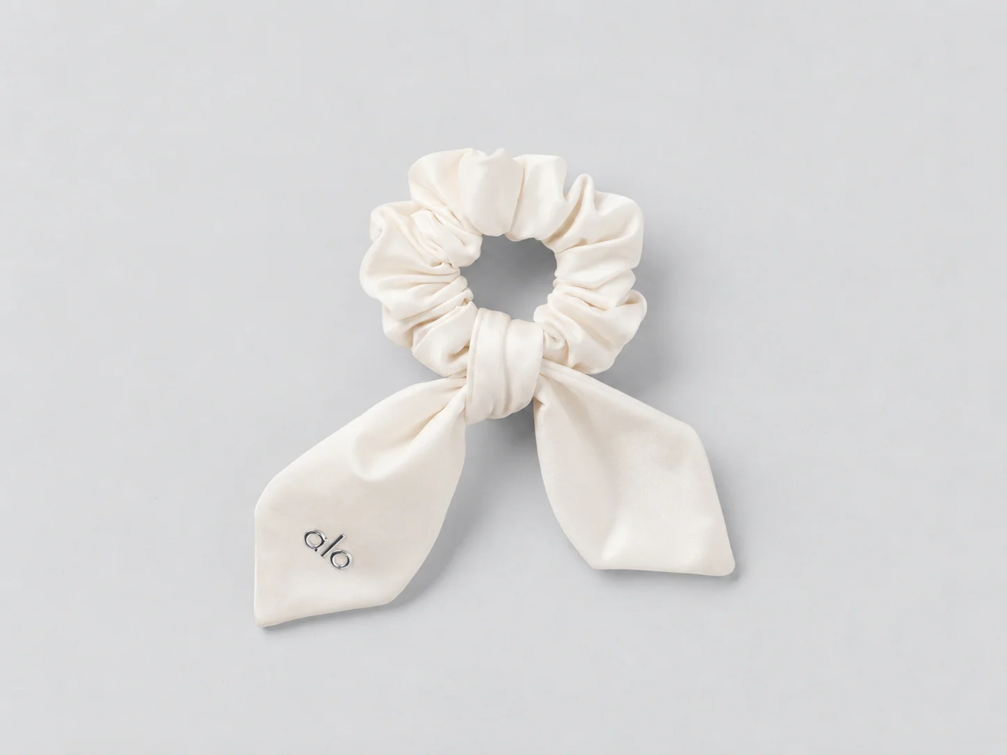 Airlift Rhythm Scrunchie in Ivory for Workouts and Daily Wear