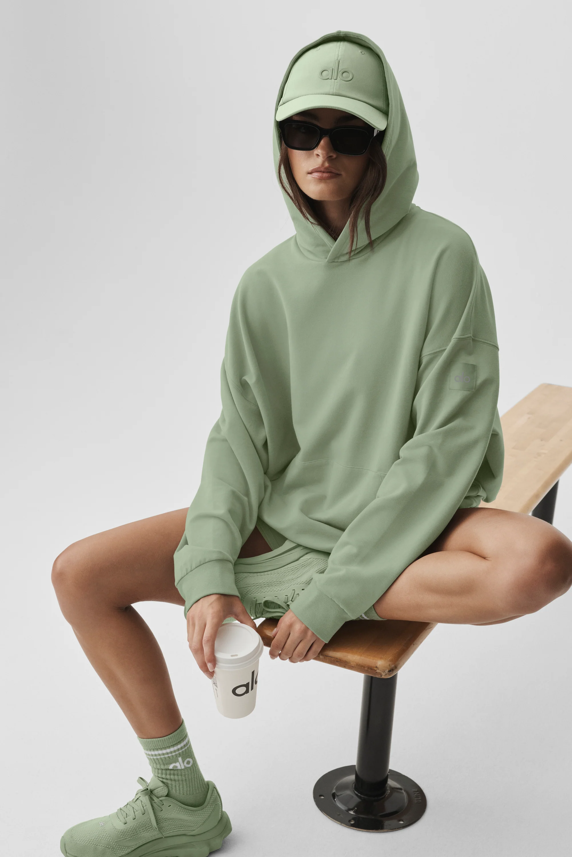 Hoodie Double Take - Dune Grass