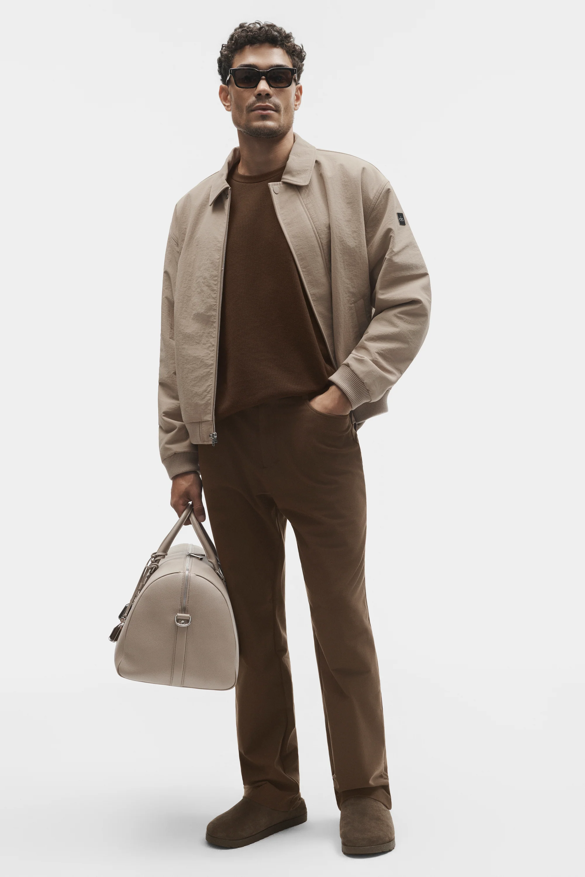 Conquer Max 4 Pocket Pant in Espresso, Straight Leg Conquer Jersey