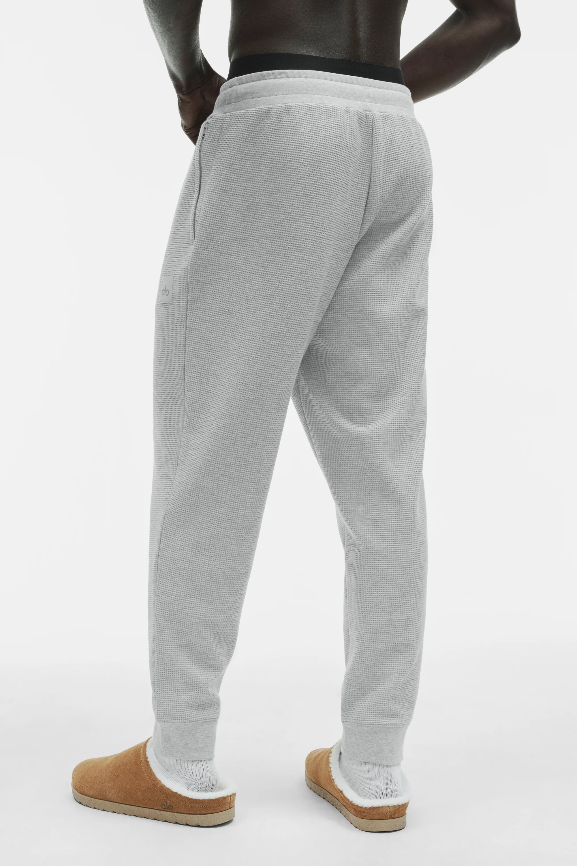 Waffle Lounge Jogger in Athletic Heather Grey
