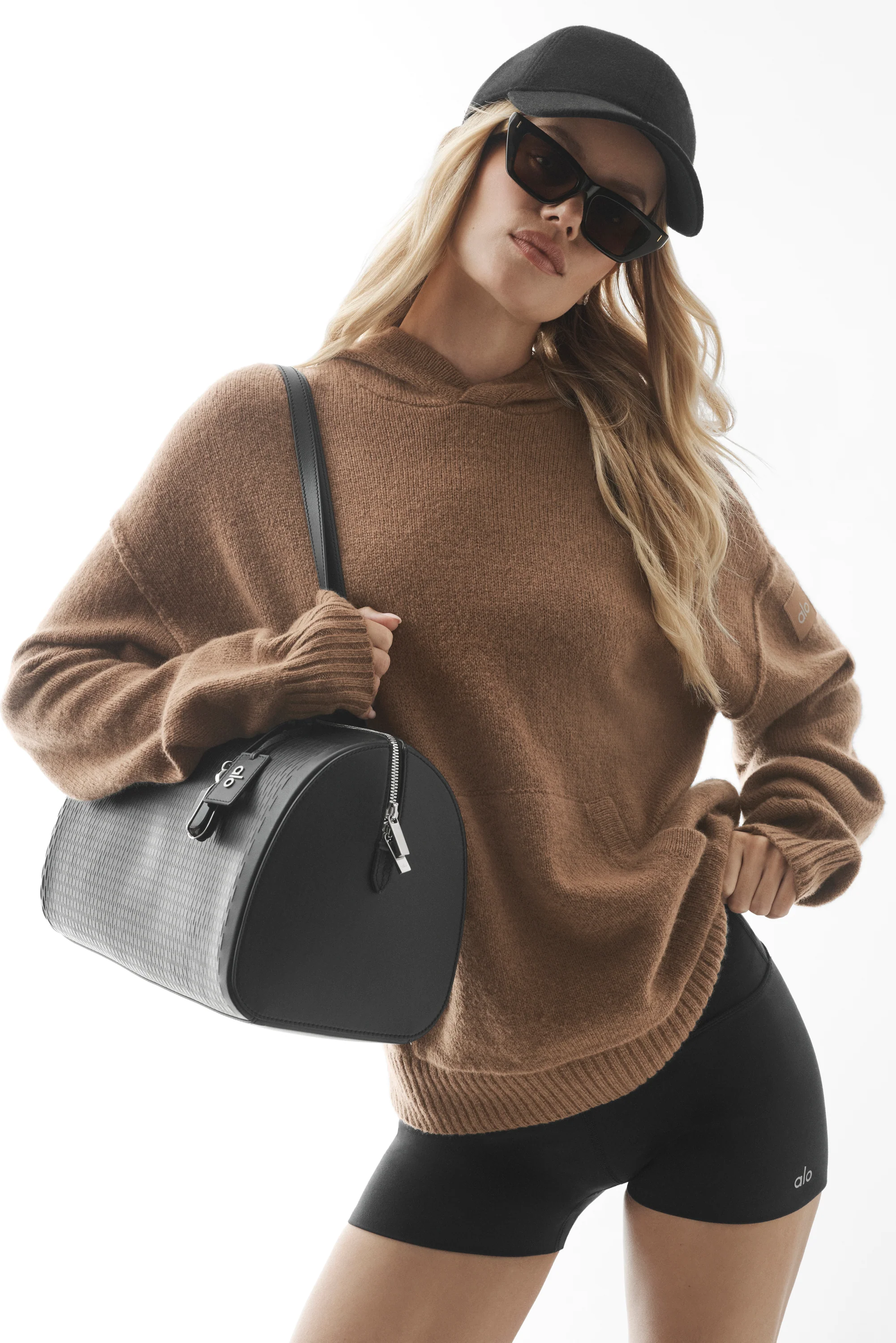 Wool Cashmere New Class-hoodie i Java Brown til kvinder