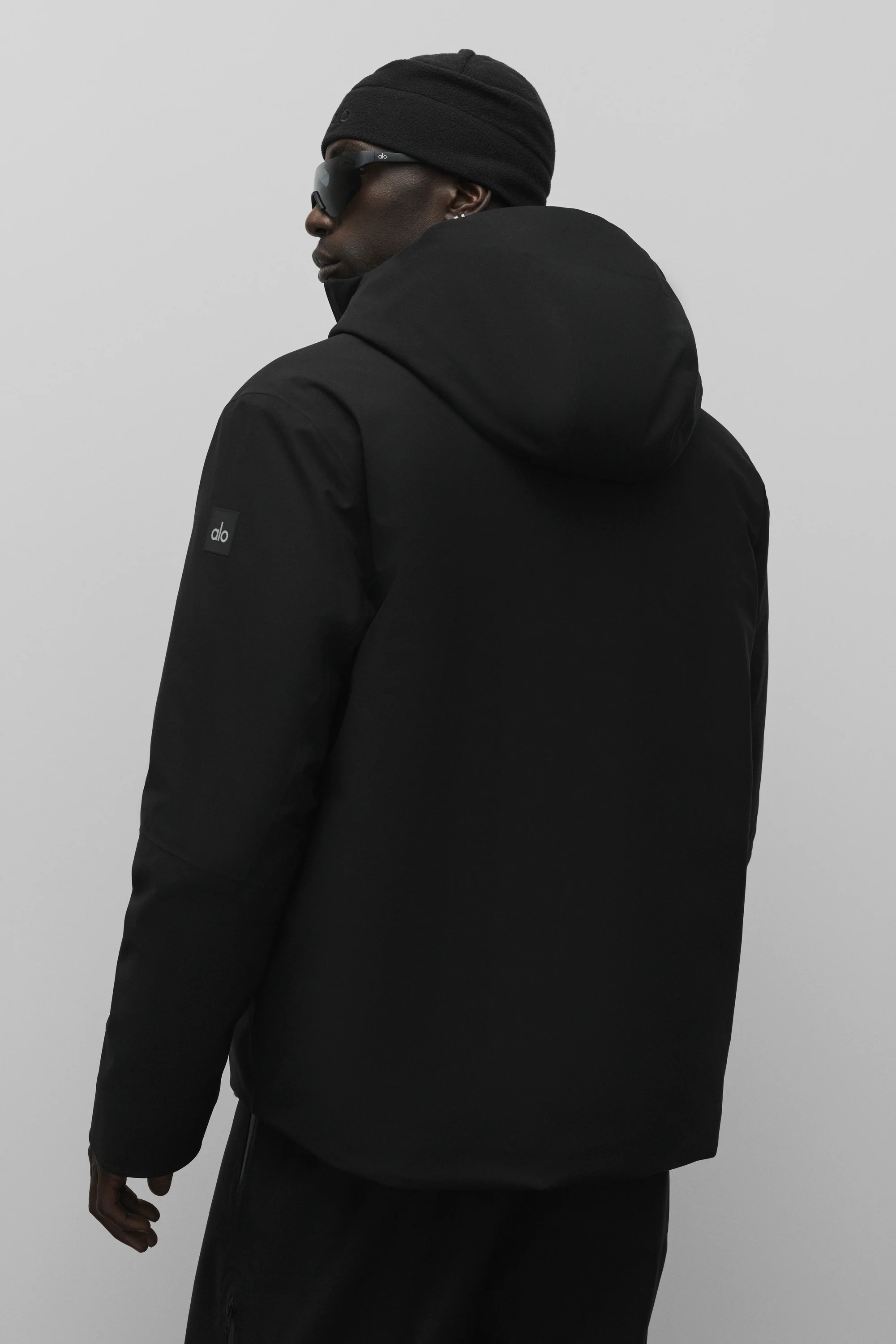 Alpha Max Insulated Jacket in Black with Waterproof Shell