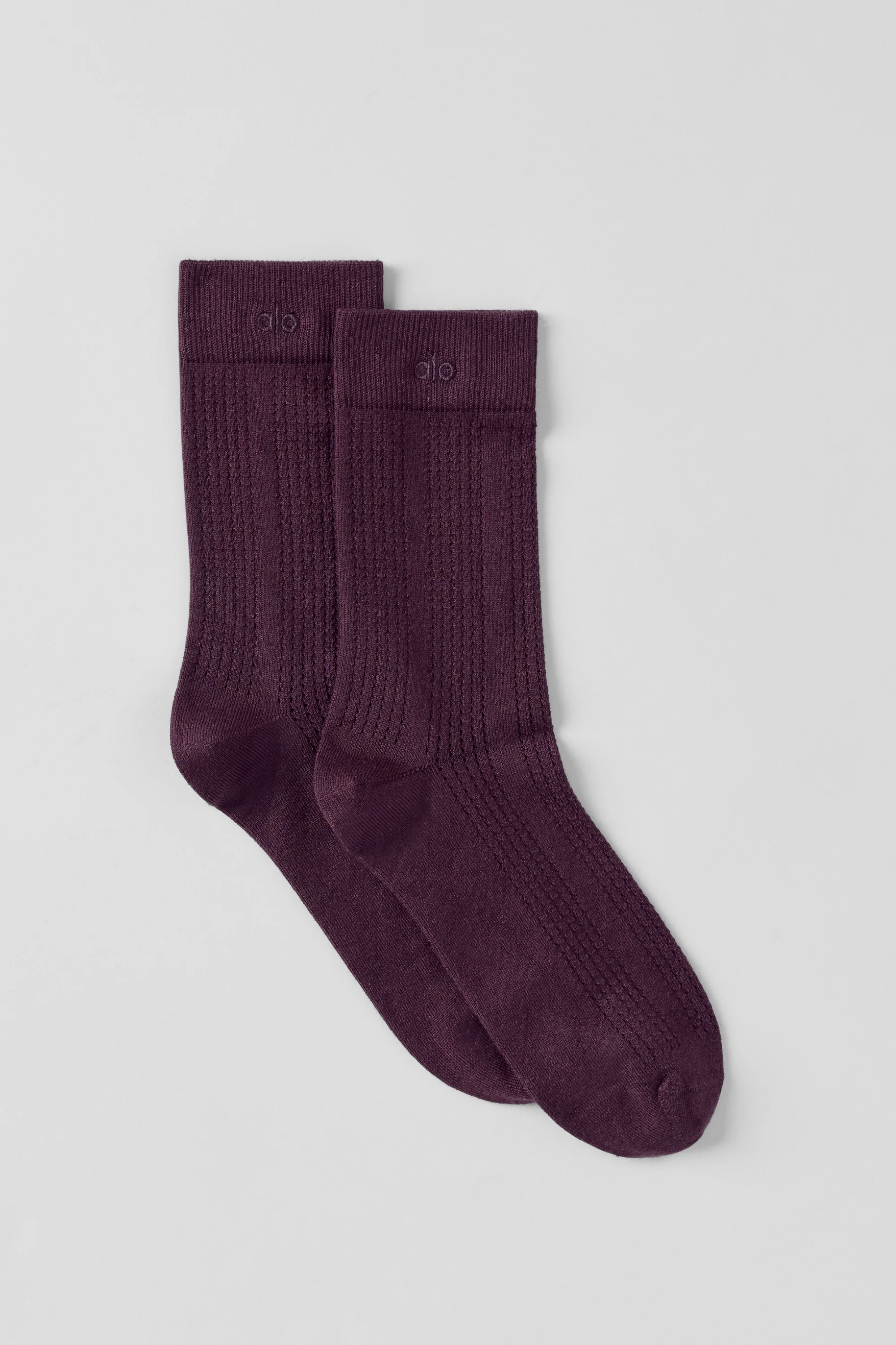 Cashmere Mesh -nilkkasukat, Rich Bordeaux