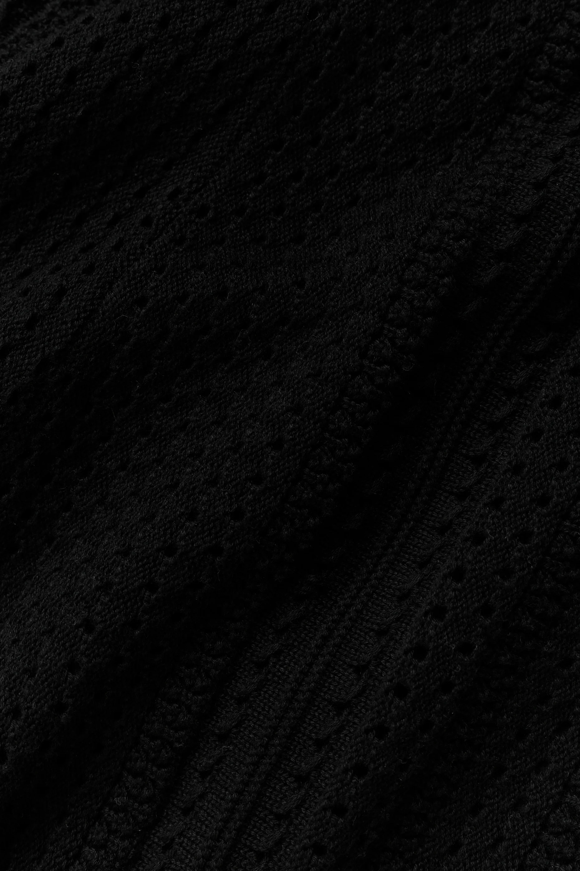 Polo in maglia a manica corta Coastline da uomo in nero