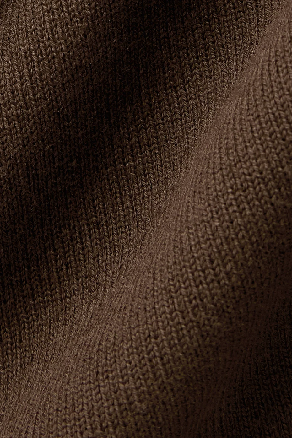 Scholar Knit High-Waist-Cargohose in Espresso