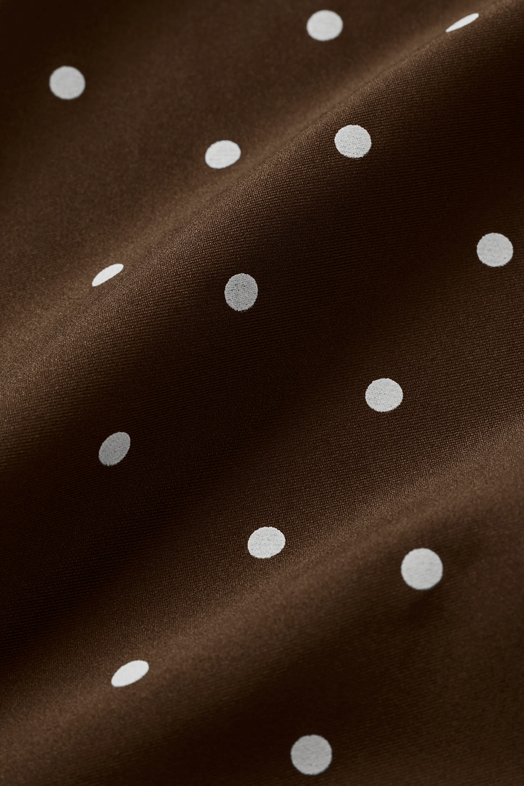 Airlift Polka Dot Splendor Bra in Espresso and White