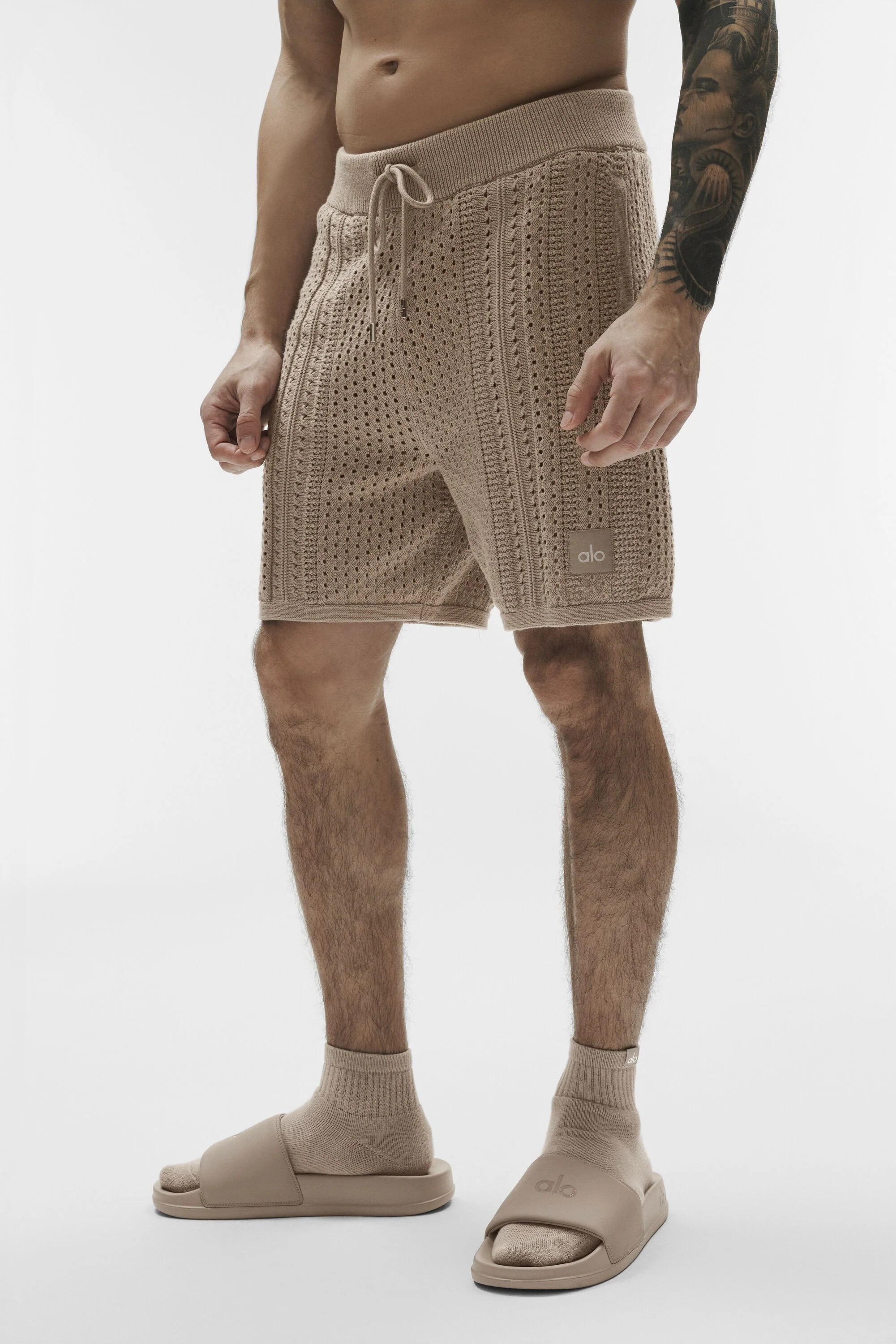 7 Inch Coastline Knit Short in Gravel