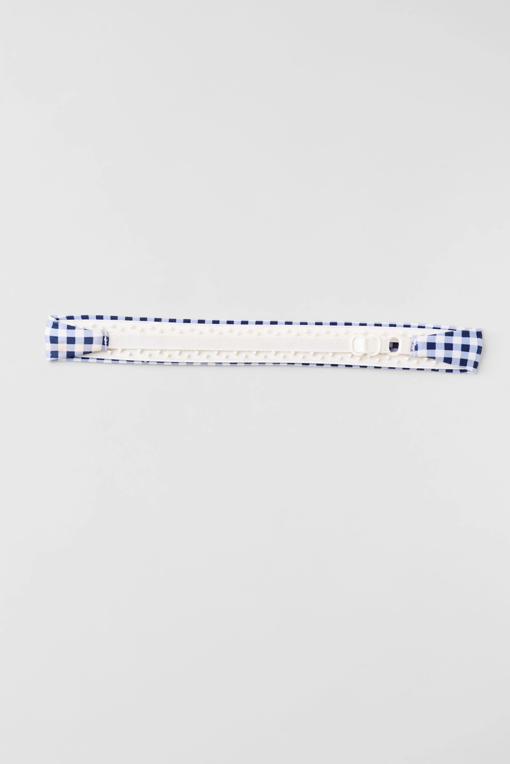 Gingham Airlift So Smooth Headband in Navy Gingham