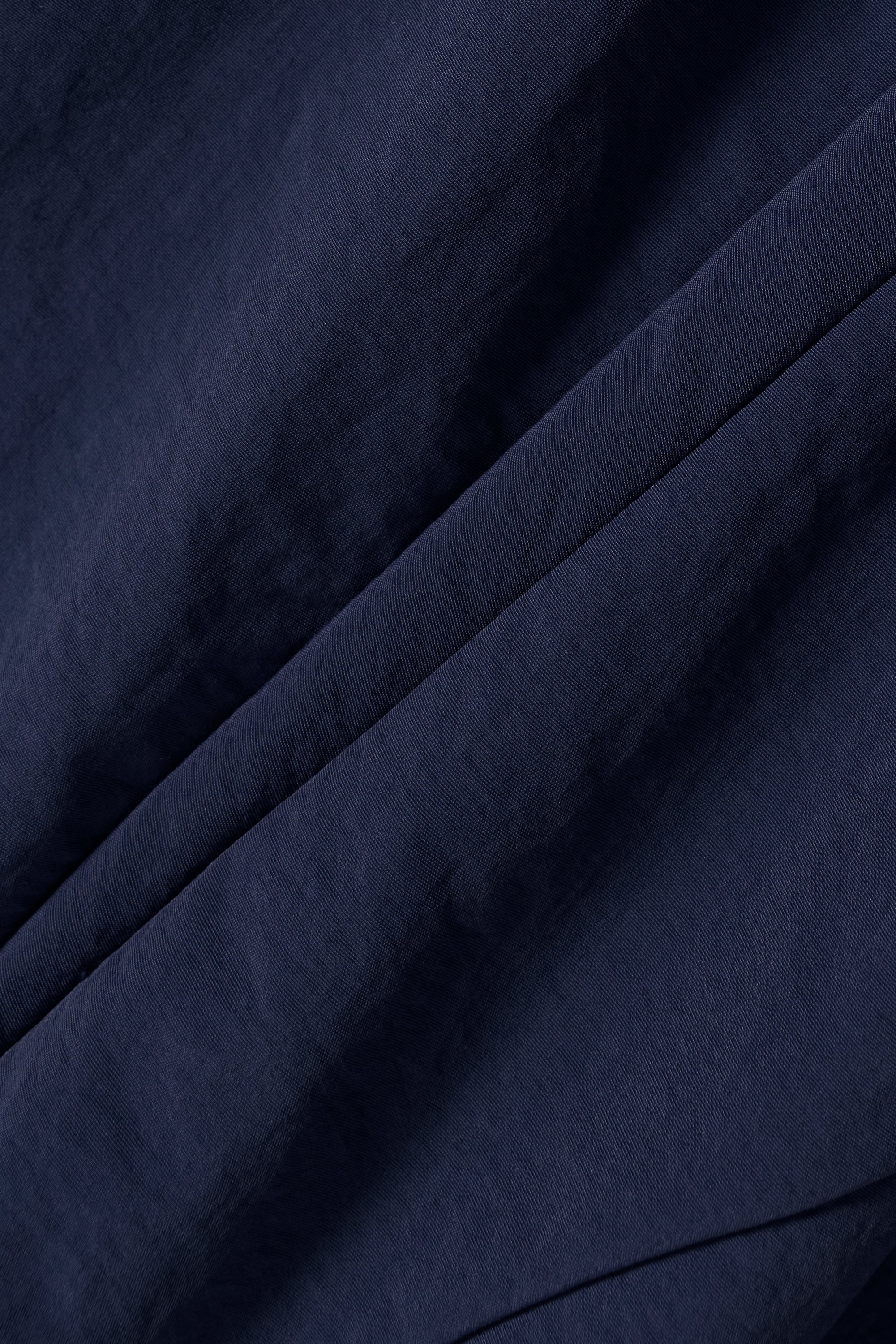 Veste zippée Takeaway Track bleu marine avec cordon de serrage réglable