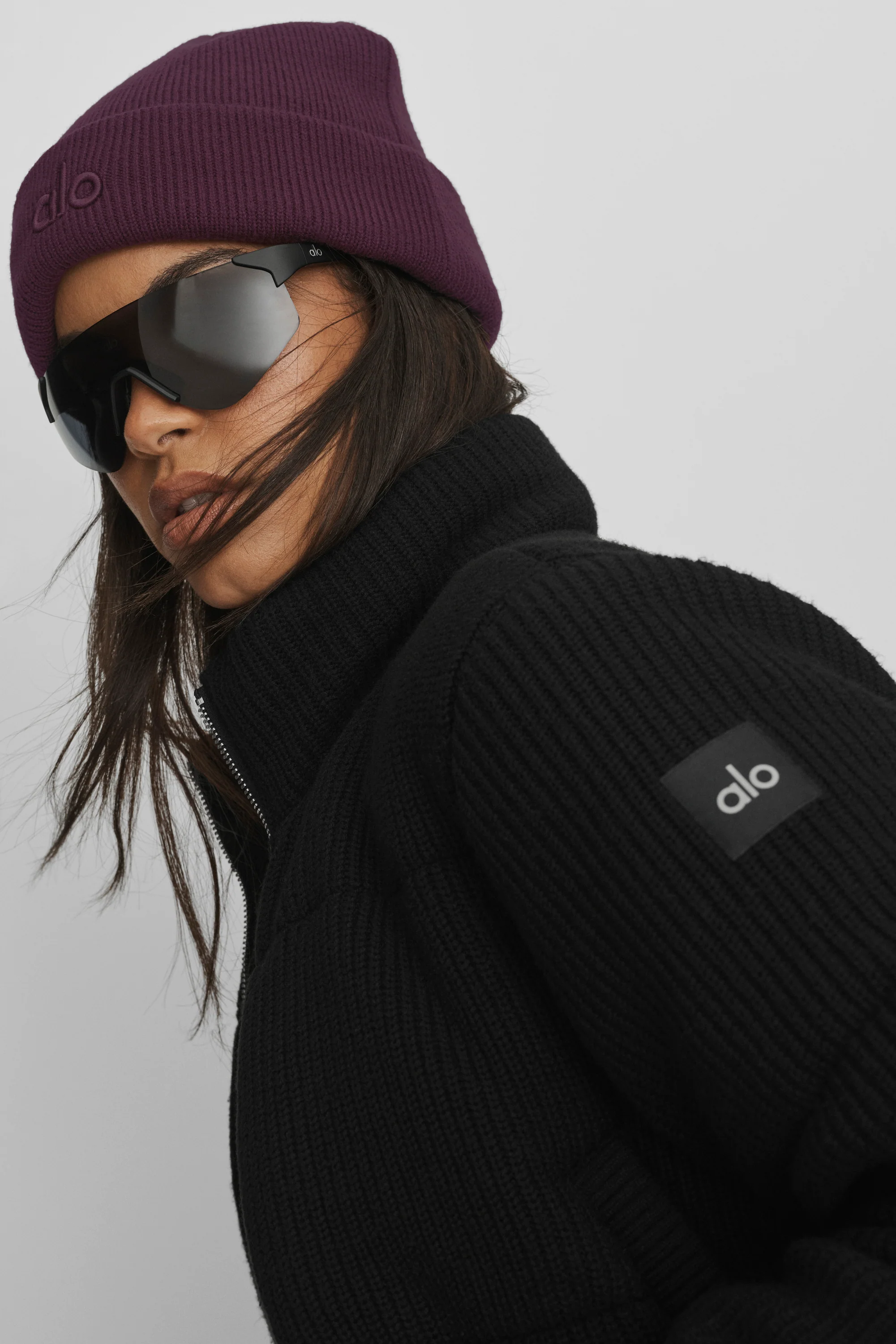 Notable Beanie in sattem Bordeaux mit Rippstrick