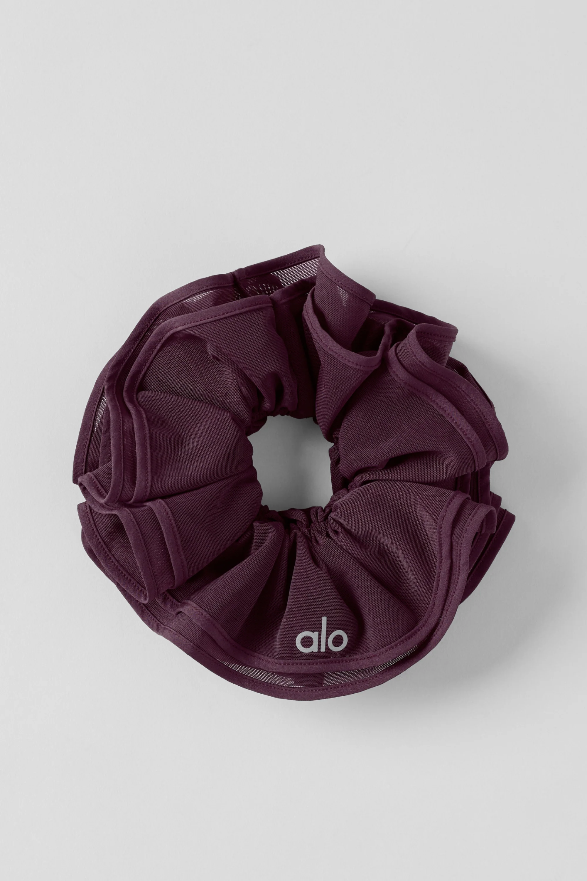 Mesh Sweet Nothing Oversize -scrunchi, Rich Bordeaux