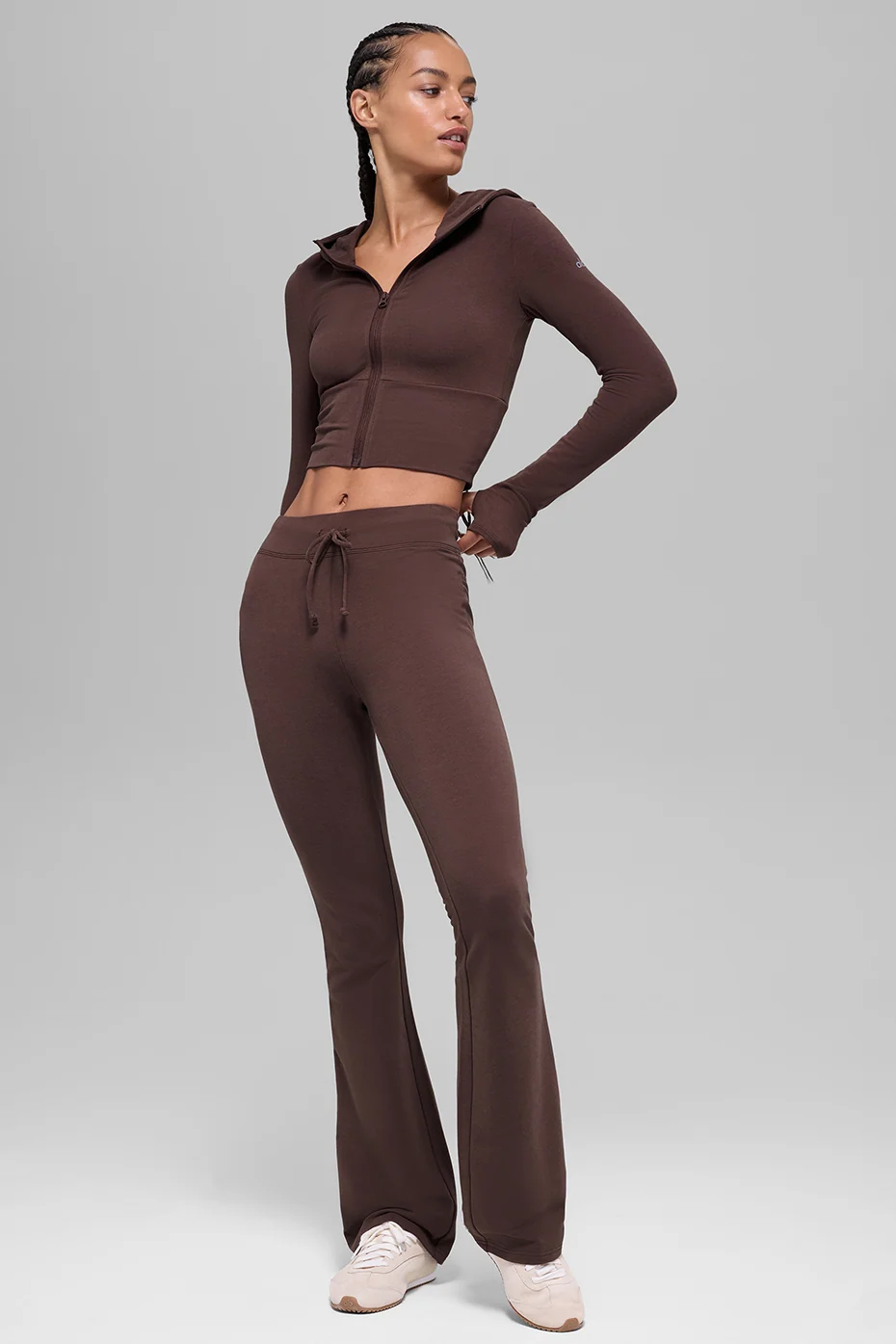 Sway Bootcut Sweatpant in Brownstone Cotton Modal