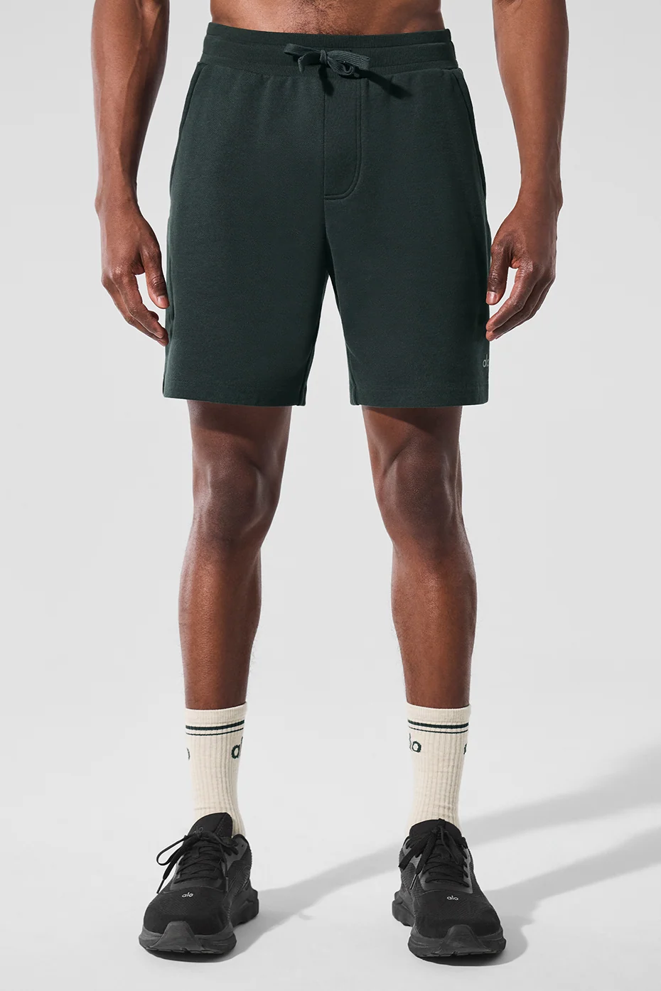 Chill Short in Charcoal Green French Terry