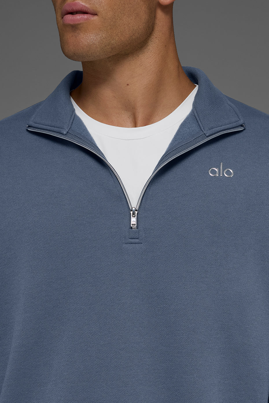 Men's Accolade 1/4 Zip Pullover in Bluestone