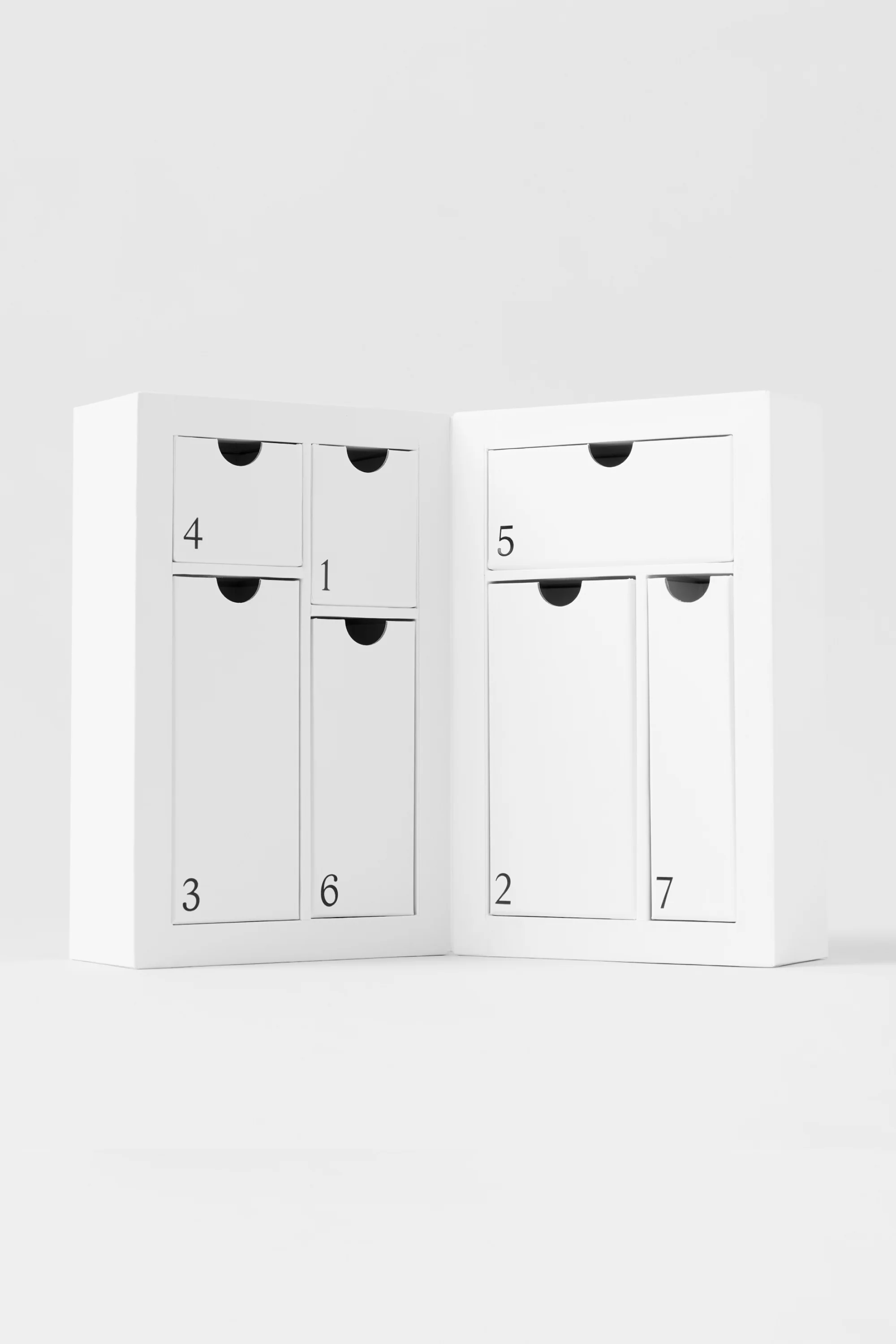 7 Days of Wellness Advent Calendar in a White Keepsake Box