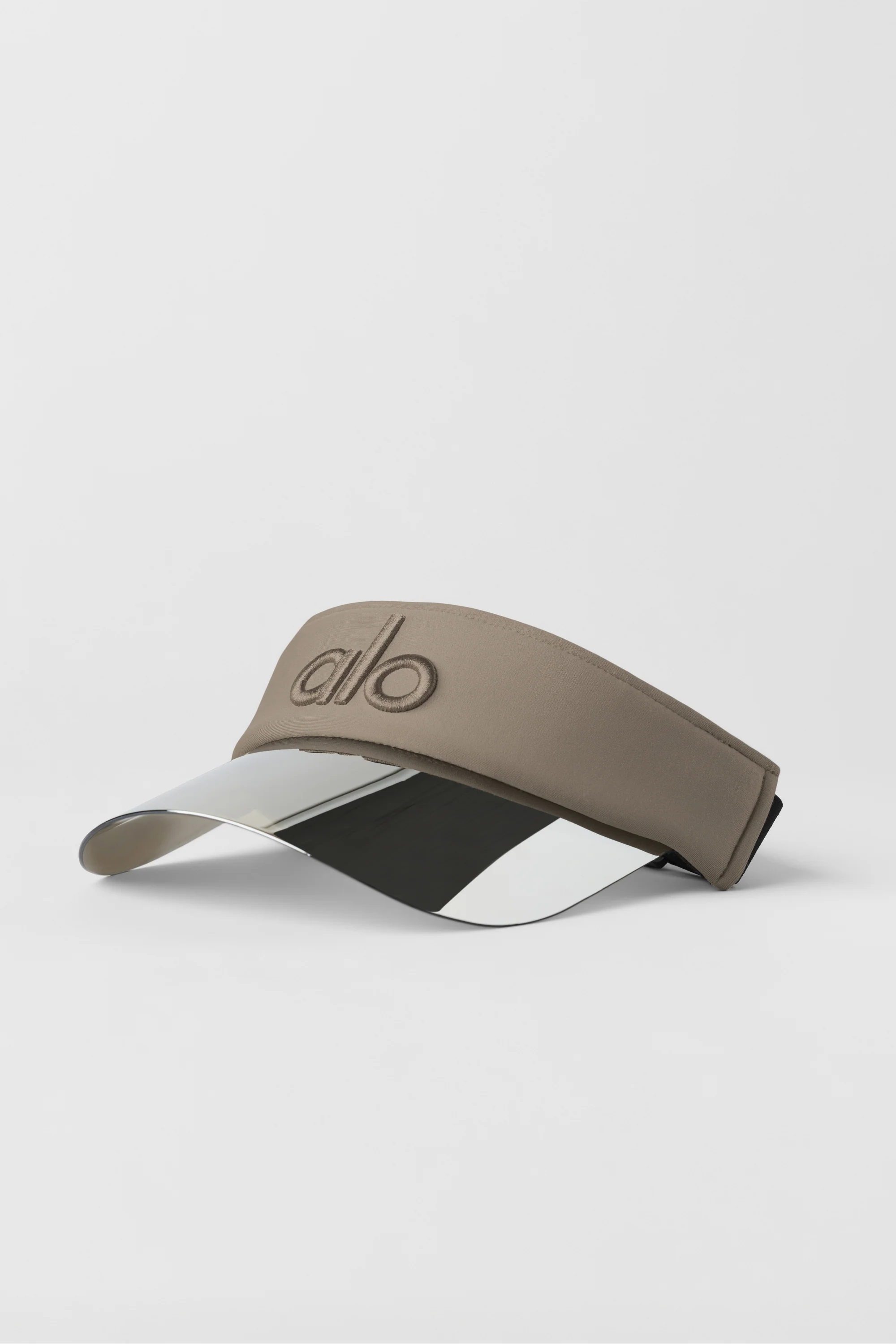Airlift Solar Visor in Gravel with Holographic Brim